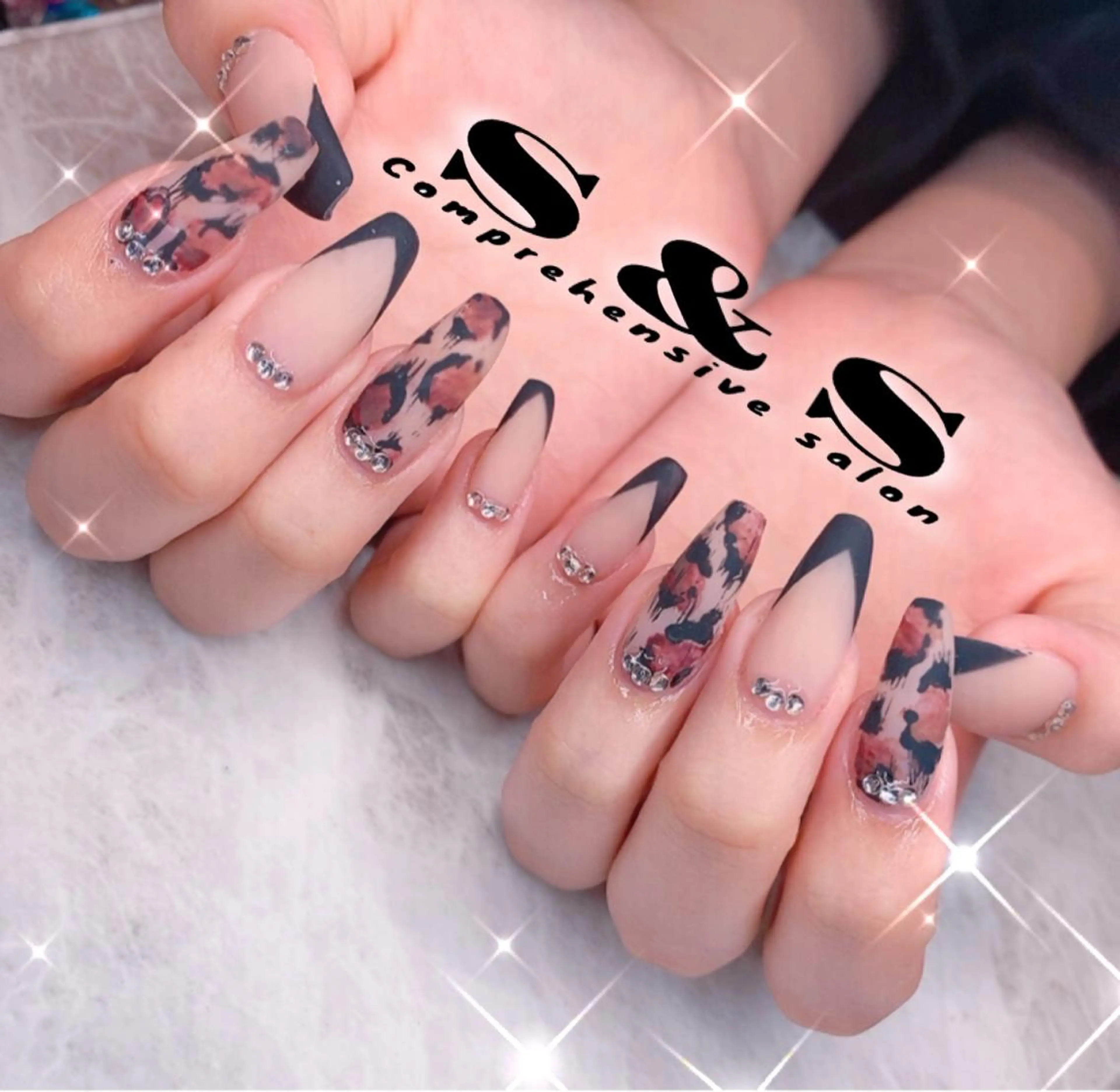 ネイル アートネイル 長さ出し メンズネイル 持ち込み スカルプネイル S&S 村田小百合のネイルデザイン