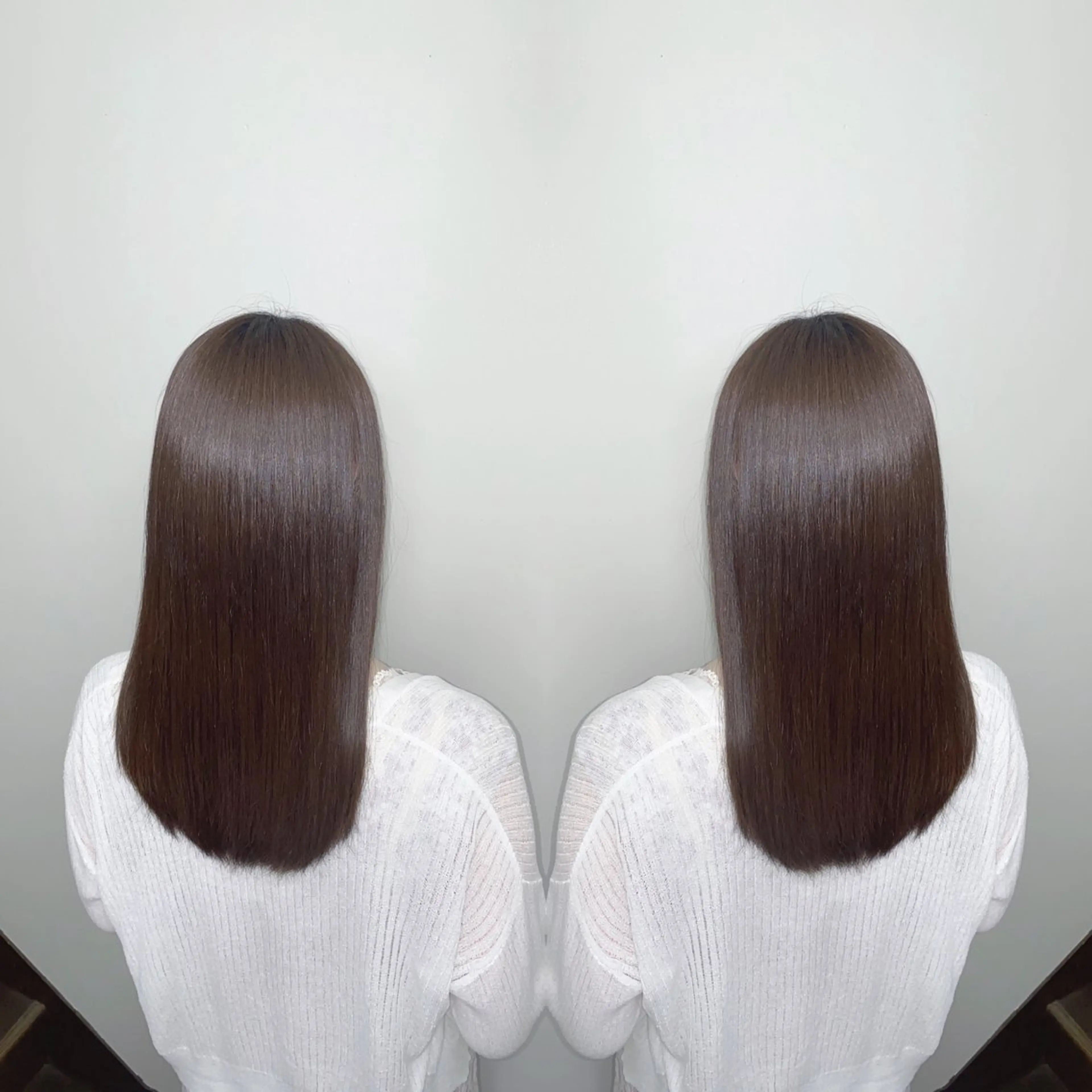 ロング 縮毛矯正 トリートメント shinka 髪質改善　縮毛矯正所属・美髪ストレート/美髪 レイヤー特化増原優斗のヘアスタイル