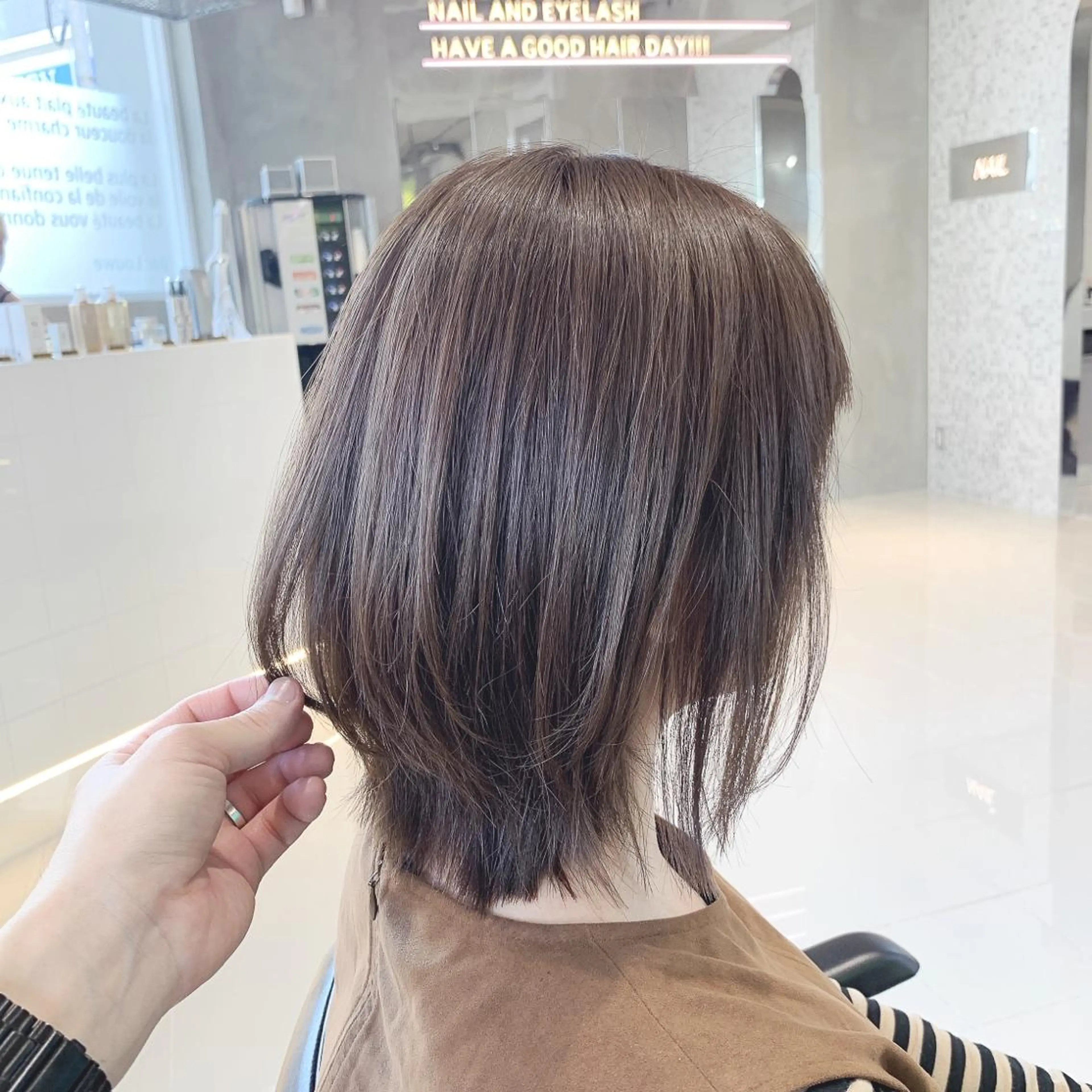 ミディアム カット ヘアカラー 💫似合わせショート 【代表】茂木のヘアスタイル