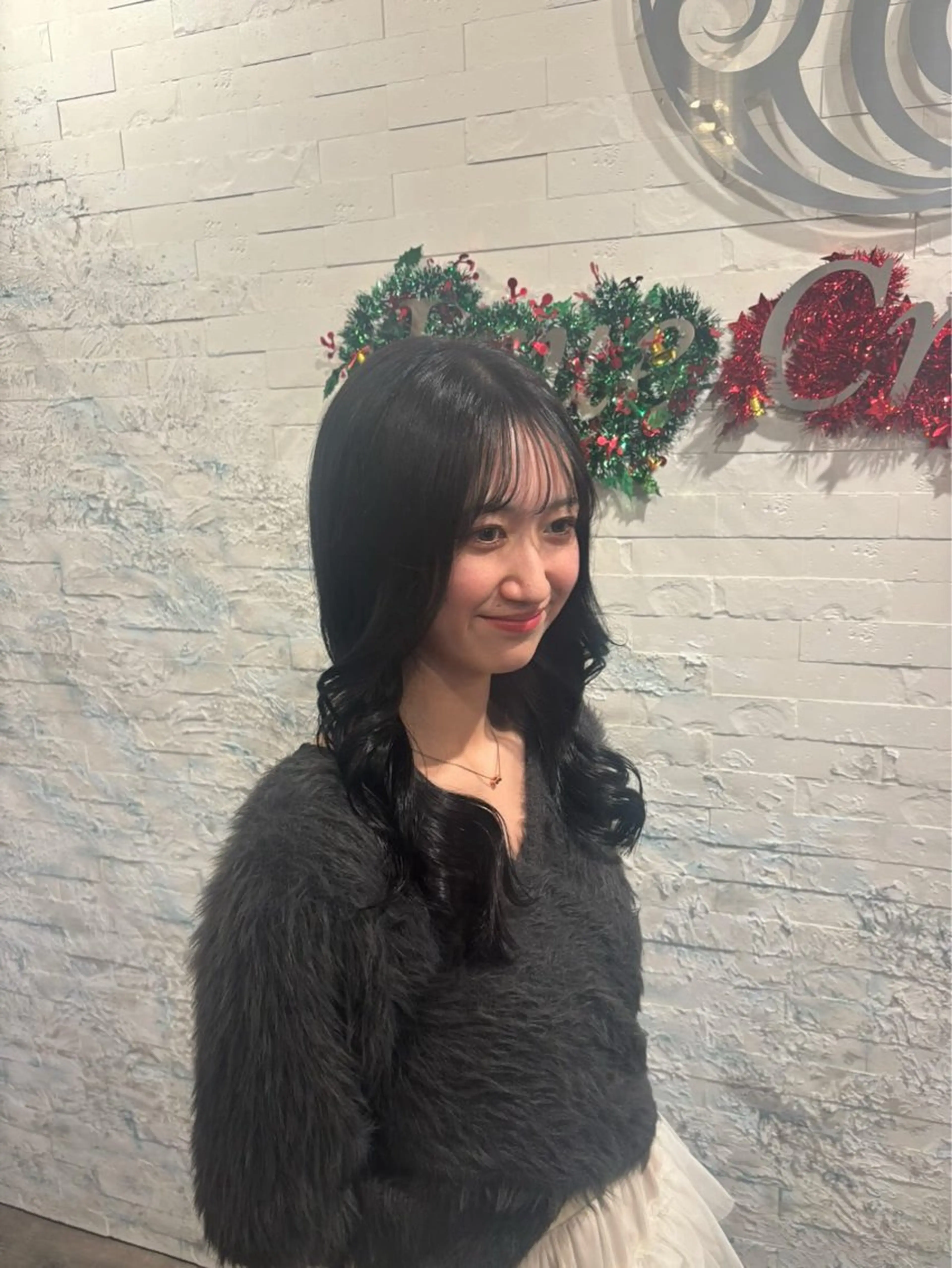 ミディアム ヘアカラー 💜透明感カラー💜 cocoro🎶のヘアスタイル