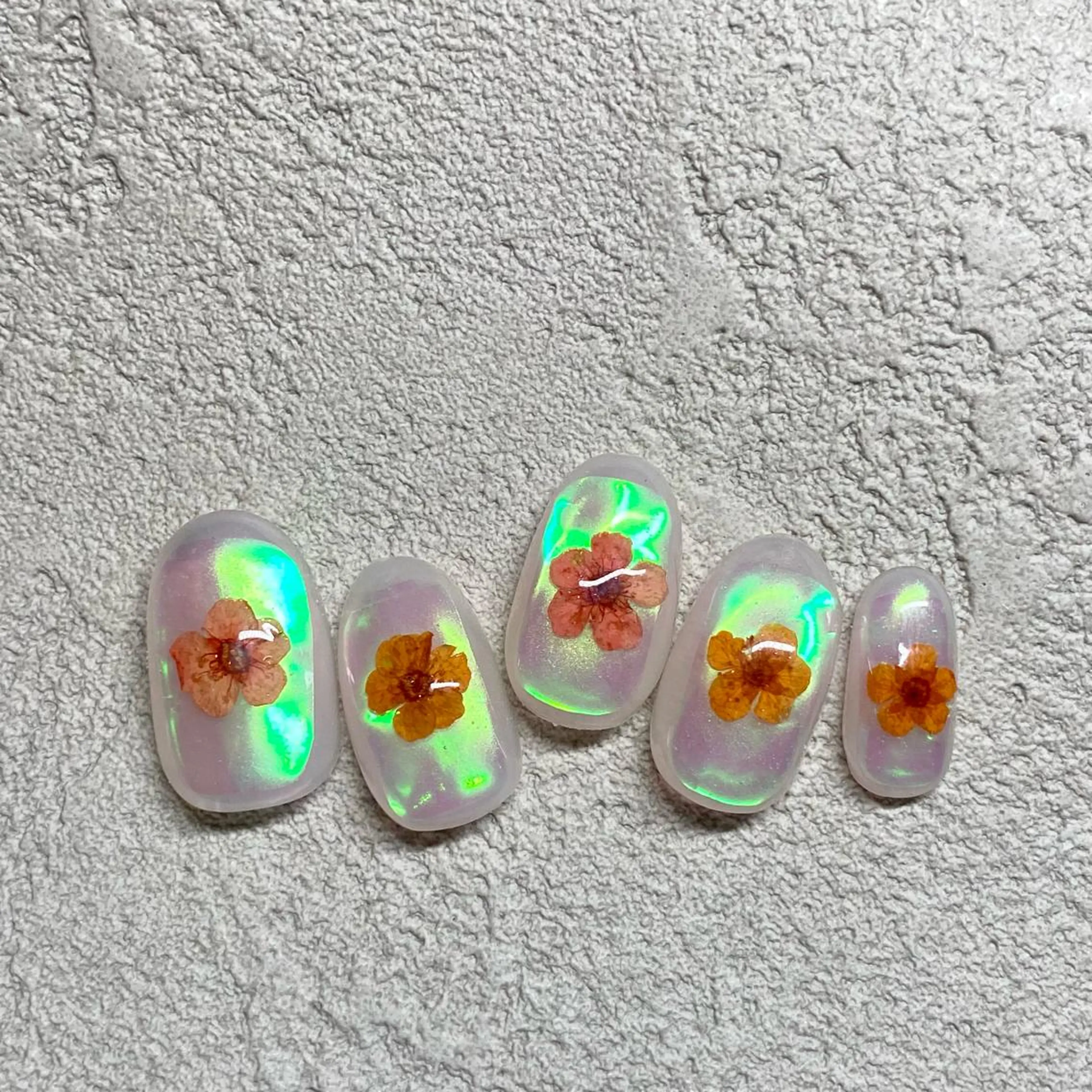 ネイル アートネイル フットネイル ニュアンスネイル 夏ネイル 山田 貴子のネイルデザイン