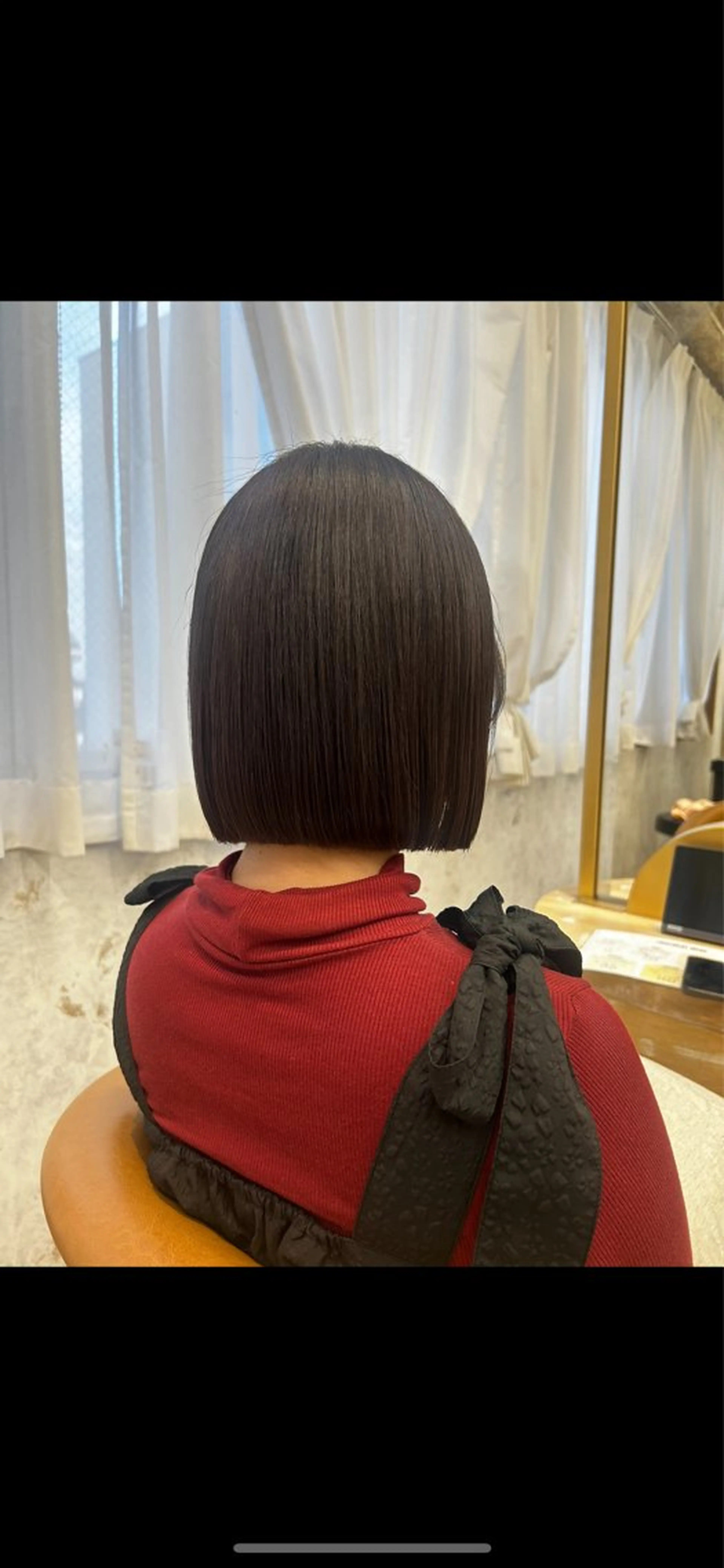 ミディアム カット ヘアカラー 艶カラー/ボブ /似合わせ/田口愛那のヘアスタイル