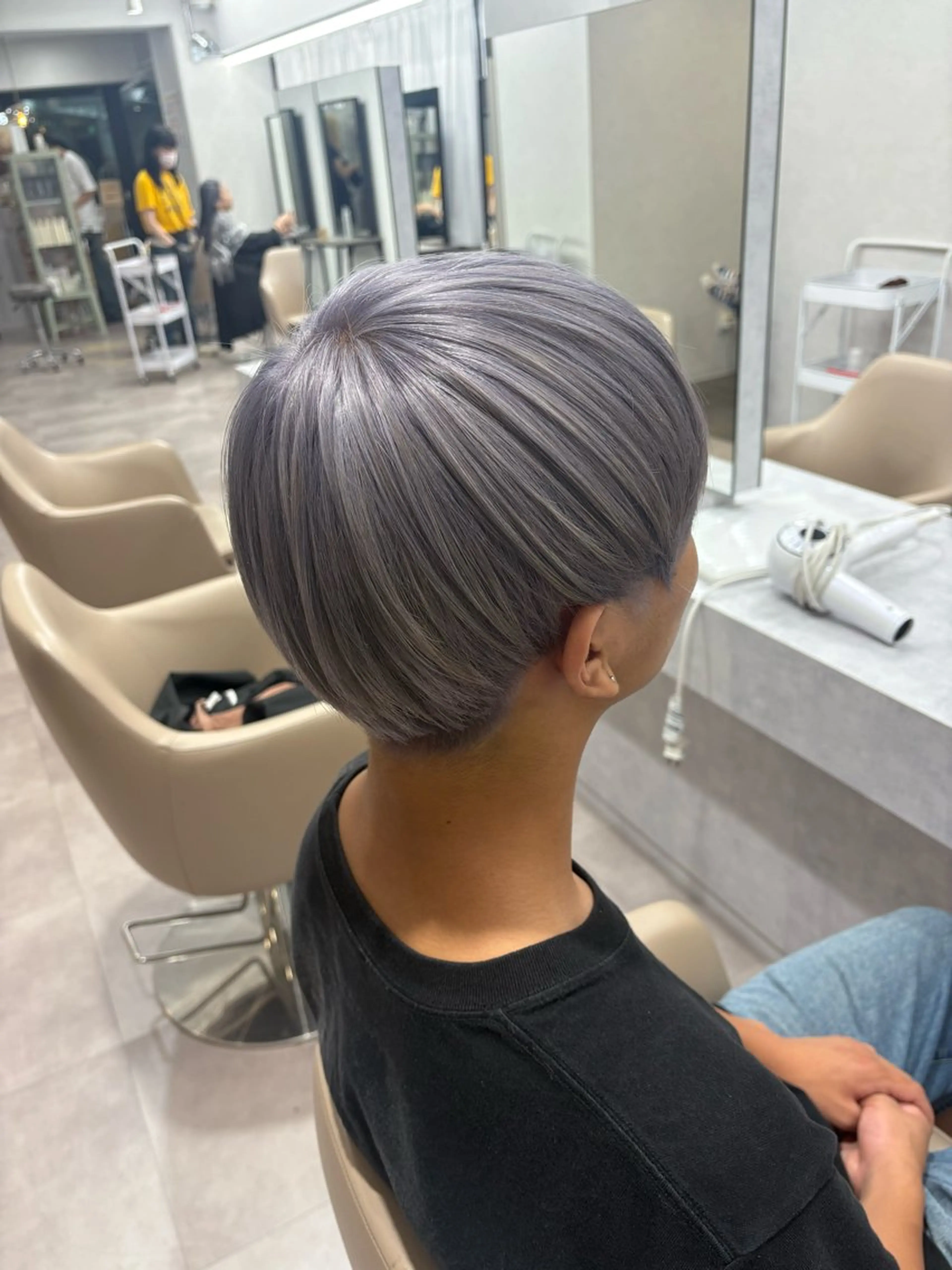 カラー メンズ うる艶カラー/ハイト ーン🎀hina🎀のヘアスタイル