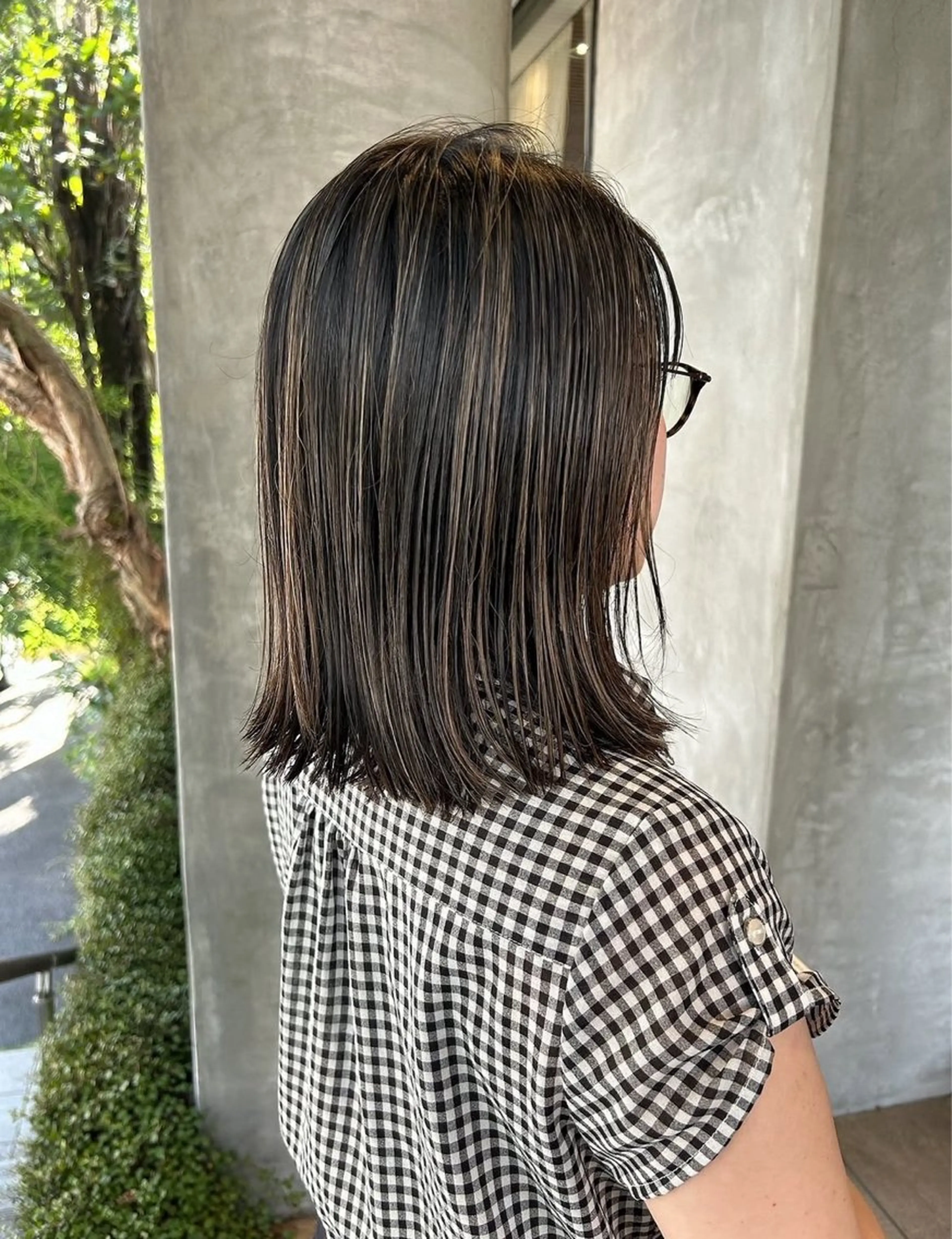 セミロング カット ヘアカラー lapis tosakiのヘアスタイル