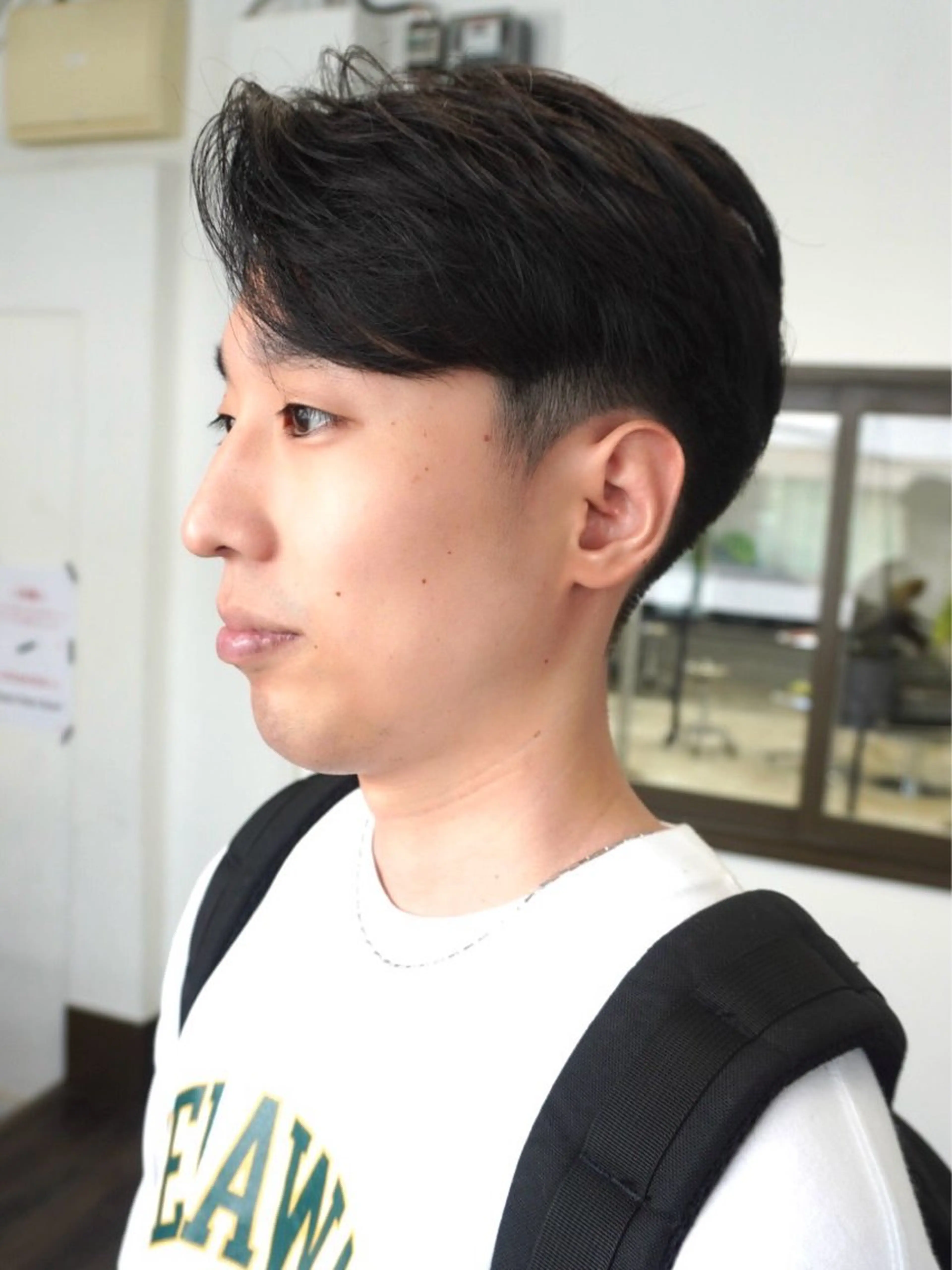 ミディアム メンズ BOW【ボウ】所属・メンズパーマ/本町/ 心斎橋/Takumiのヘアスタイル