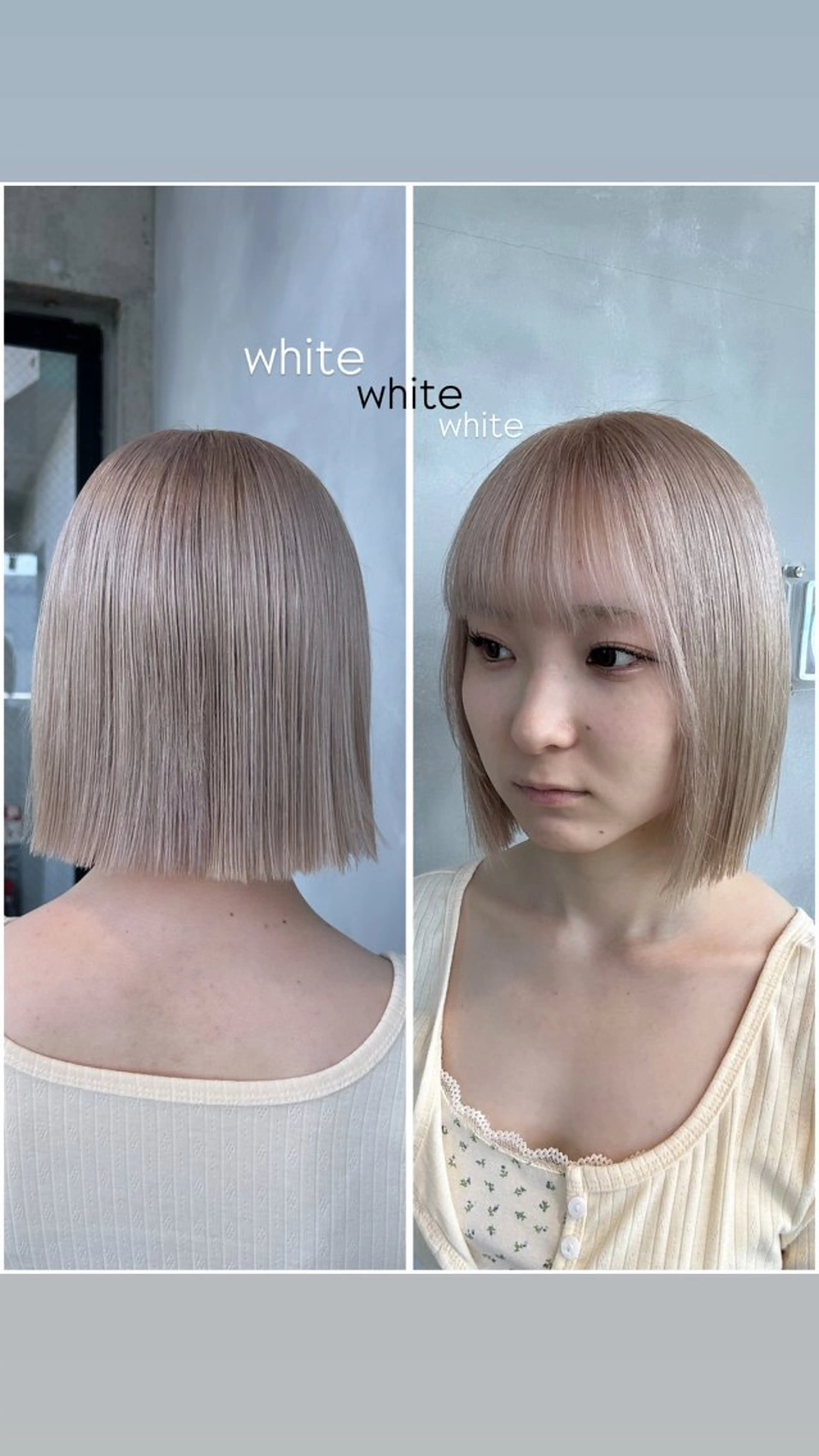 ショート カラー 茅ヶ崎/ハイトーン/ Ramuのヘアスタイル