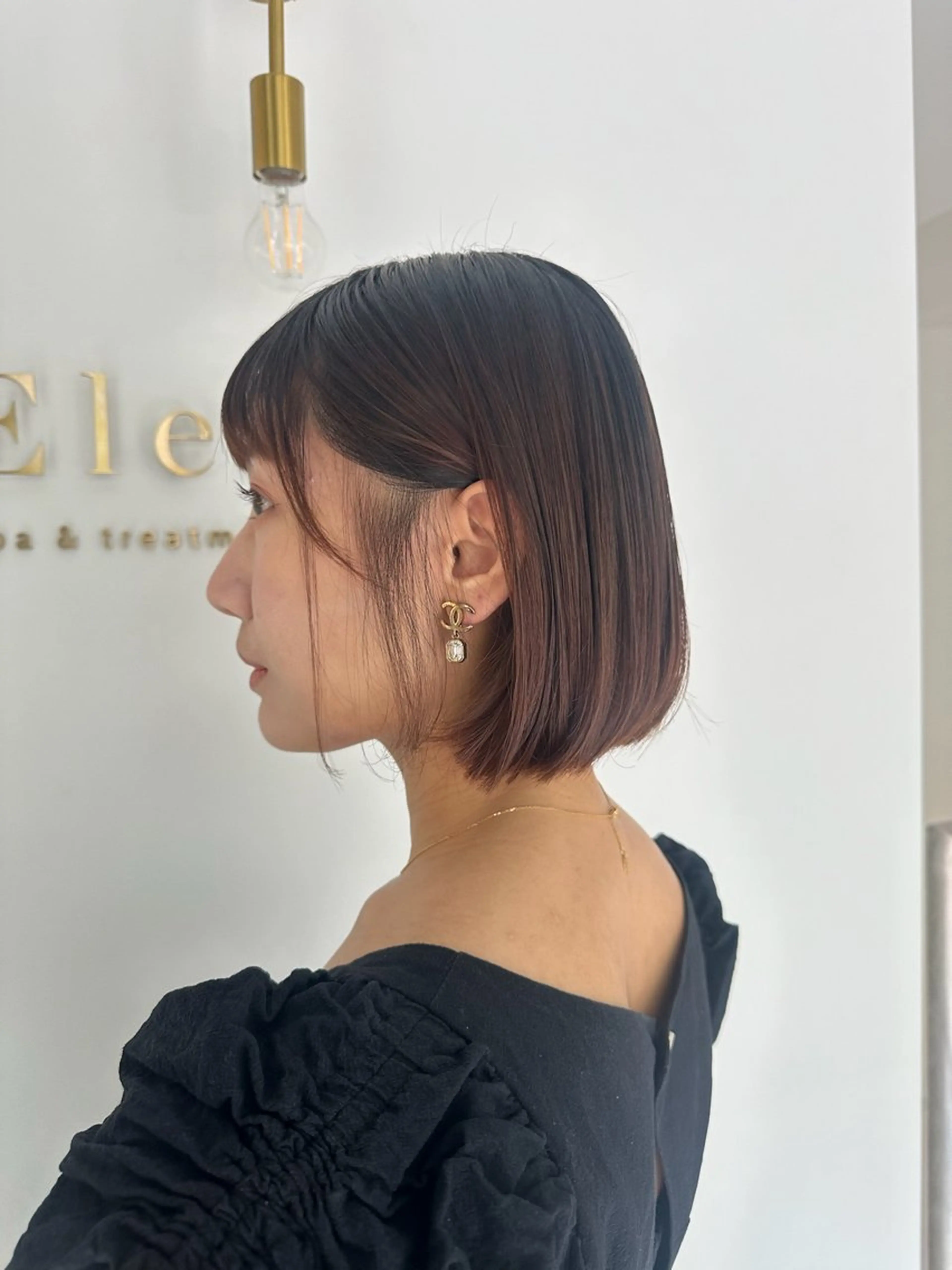 ショート カラー 韓国レイヤー✨ yasuko銀座のヘアスタイル