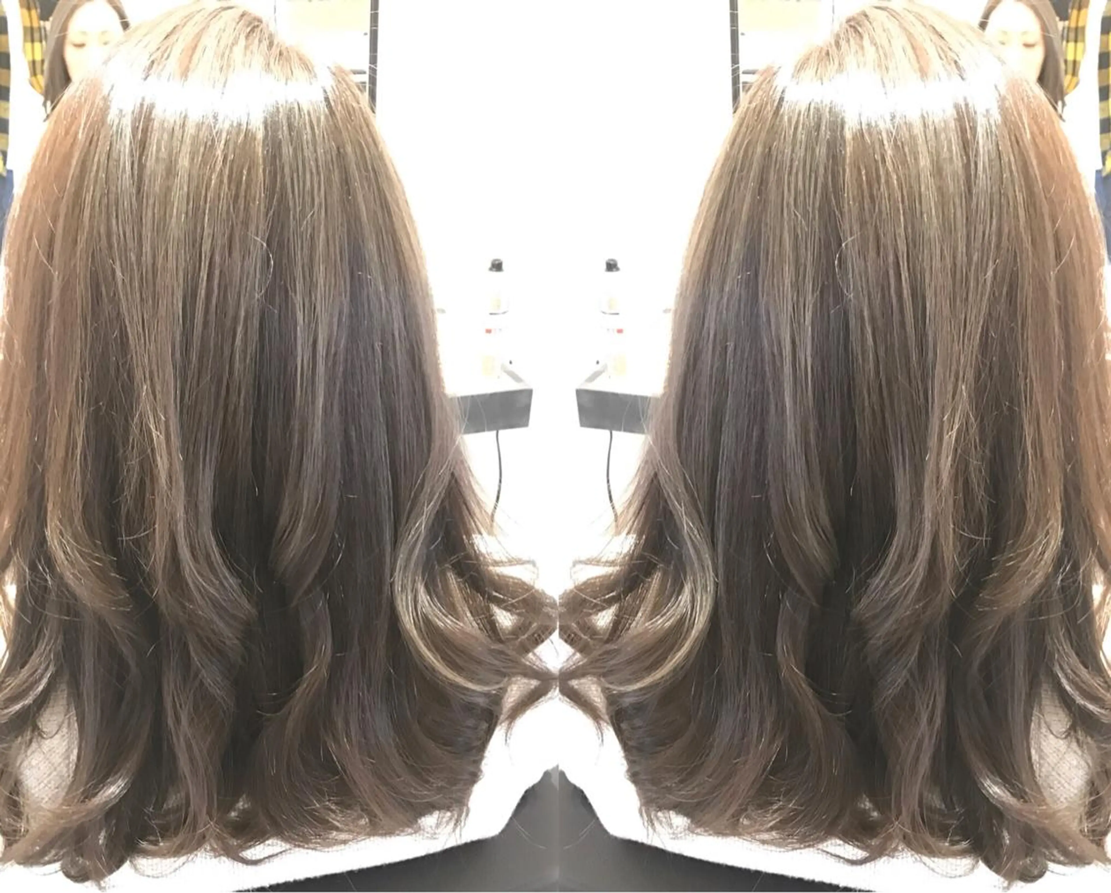 ミディアム アッシュ ヘッドスパ　髪質改善 ACTのヘアスタイル