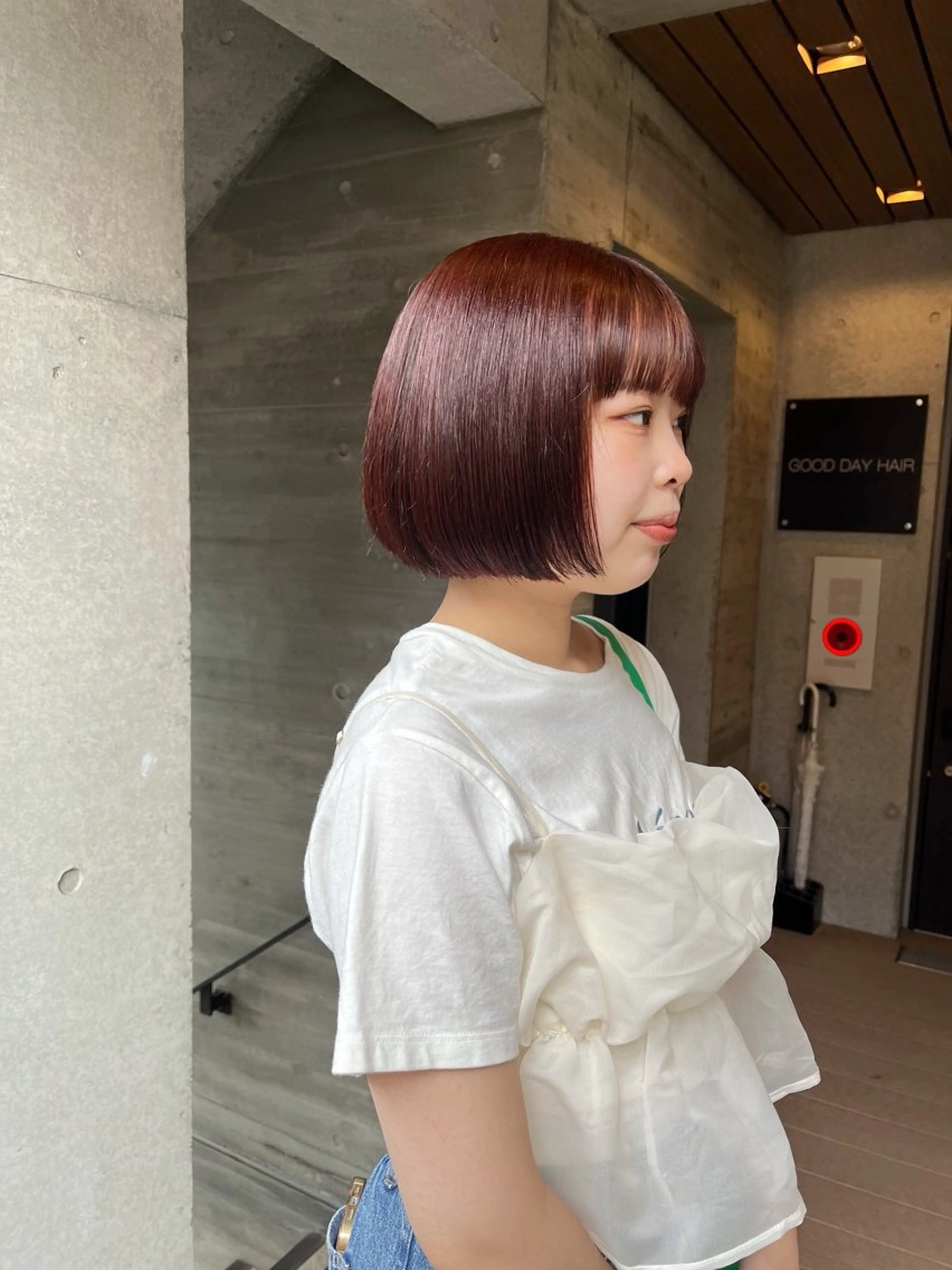 ショート カラー 暖色/パーマ 🌼クニトウメイのヘアスタイル