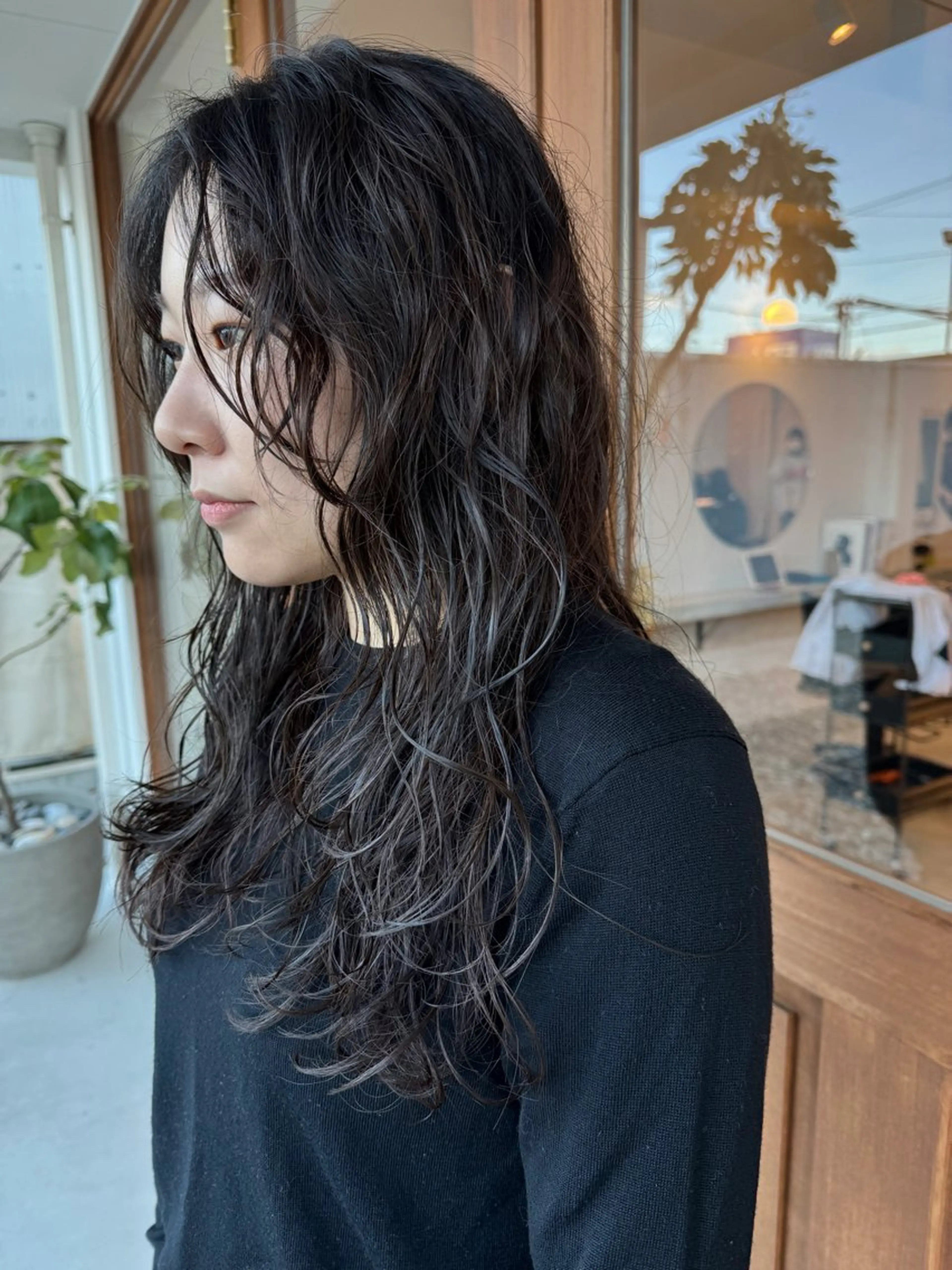 ロング パーマ 中嶋 勇太のヘアスタイル