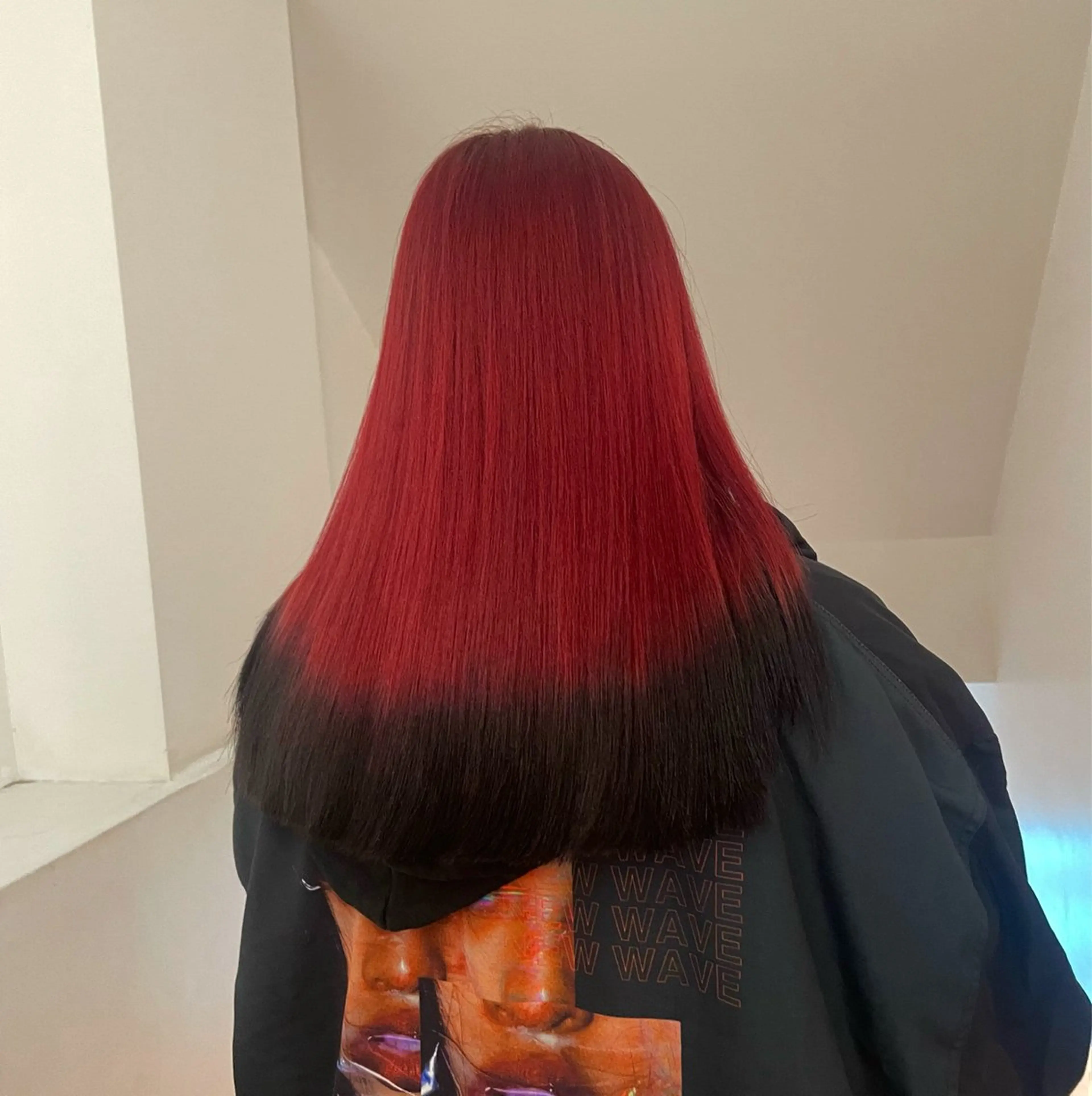 ミディアム カラー ヘアカラー 🌟暖色系ハイトーン 🌟AIのヘアスタイル