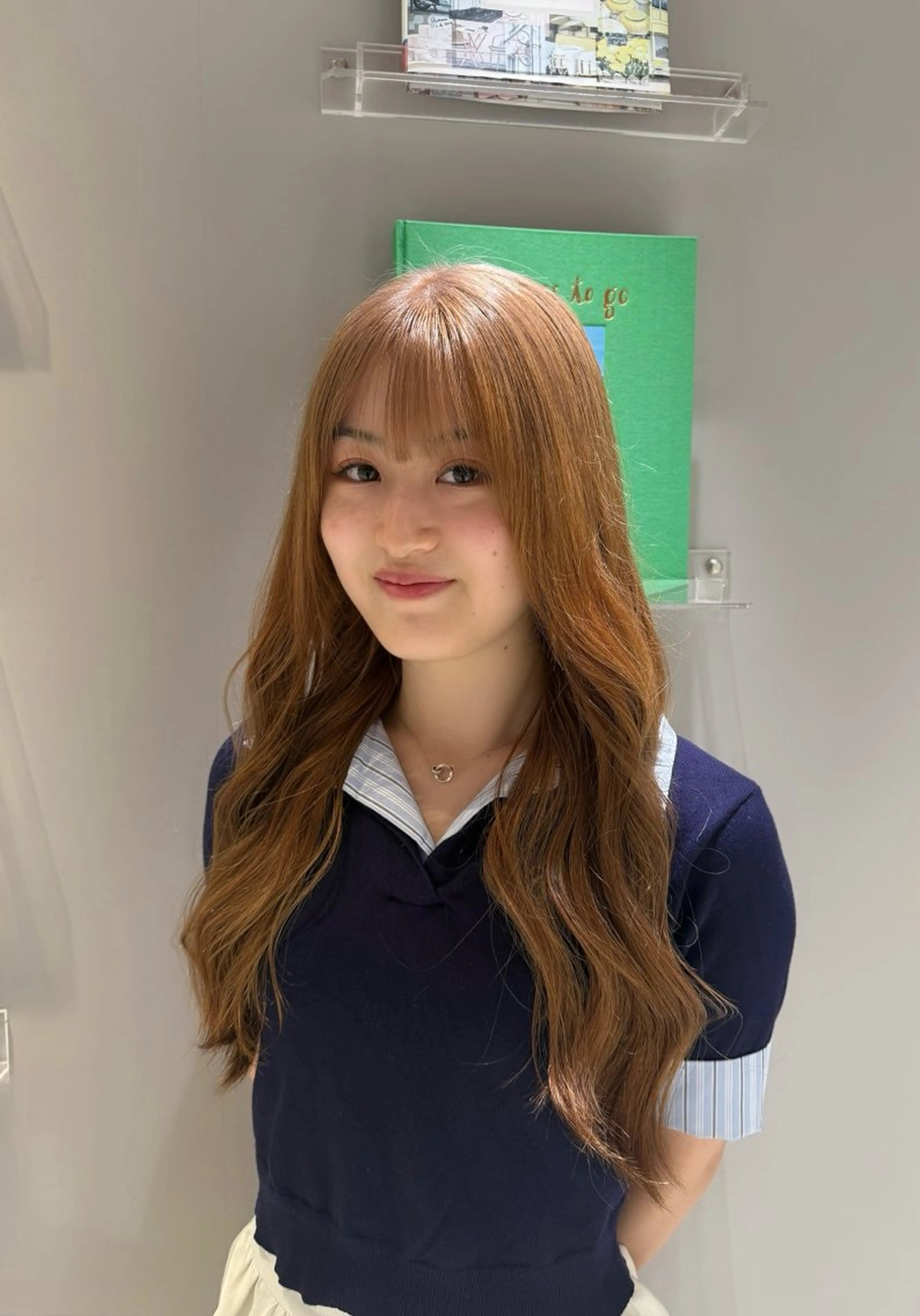 ロング カラー ヘアカラー トリートメント Harris　表参道・外苑前・青山　表参道本店所属・艶カラー/ハイトーン /アレンジ/meiのヘアスタイル