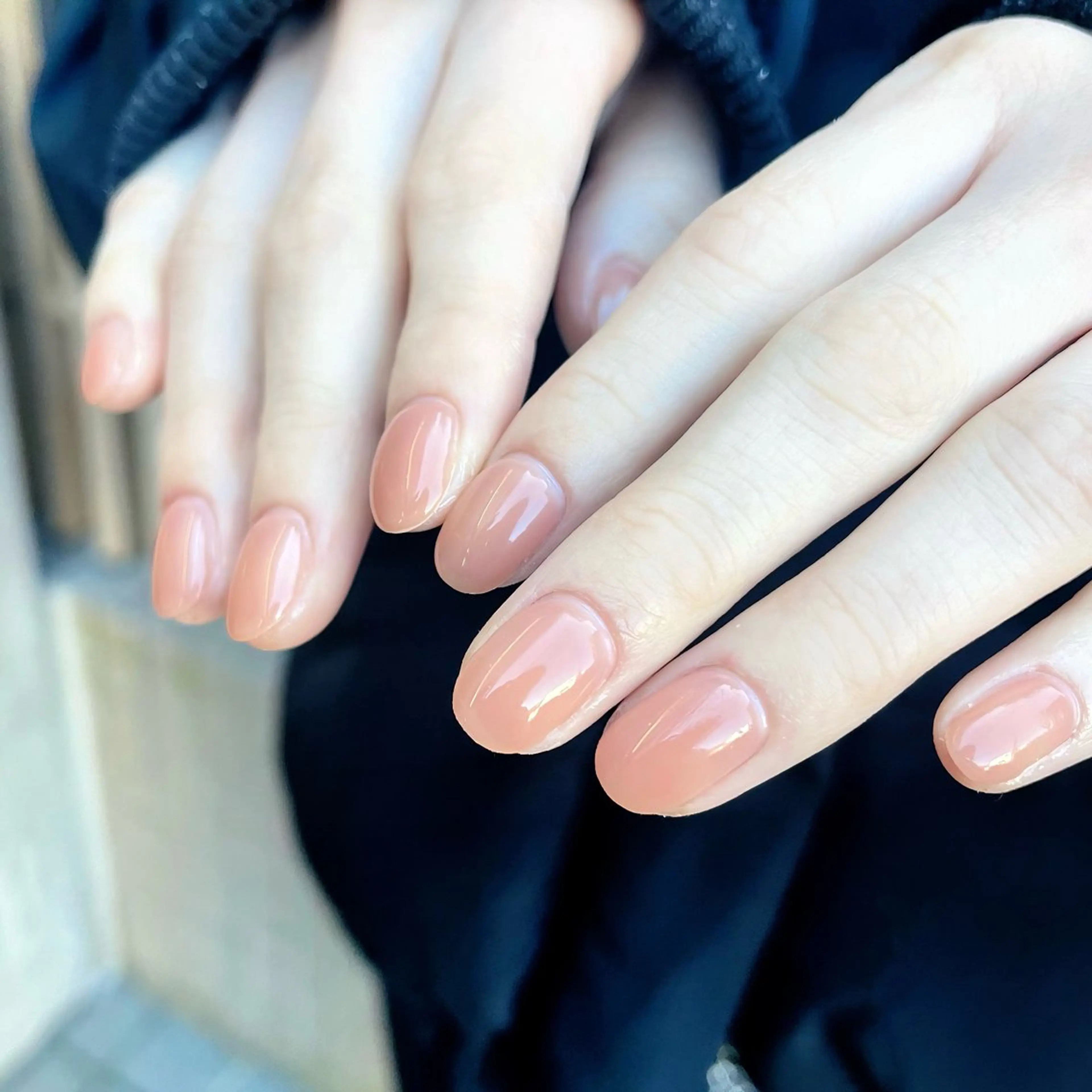 ネイル オフィスネイル ワンカラーネイル ピンク ピンクベージュ ショートネイル ハンドネイル ハンドケア 🎀NAIL🎀 AI🪄︎︎◝✩のネイルデザイン