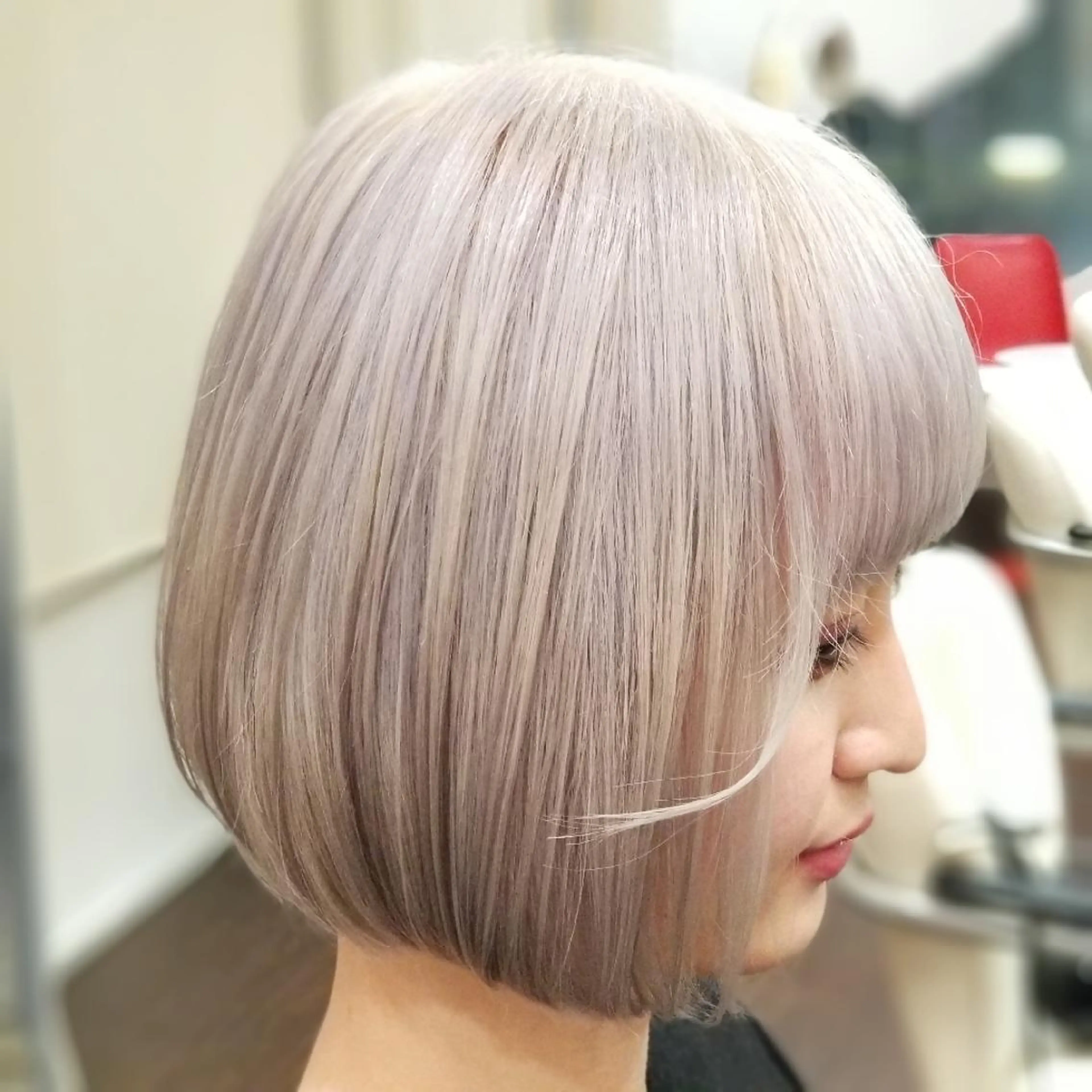 ショート カラー ブリーチ ボブ エクステ 植田 /エクステ /ブリーチ/髪質改善のヘアスタイル