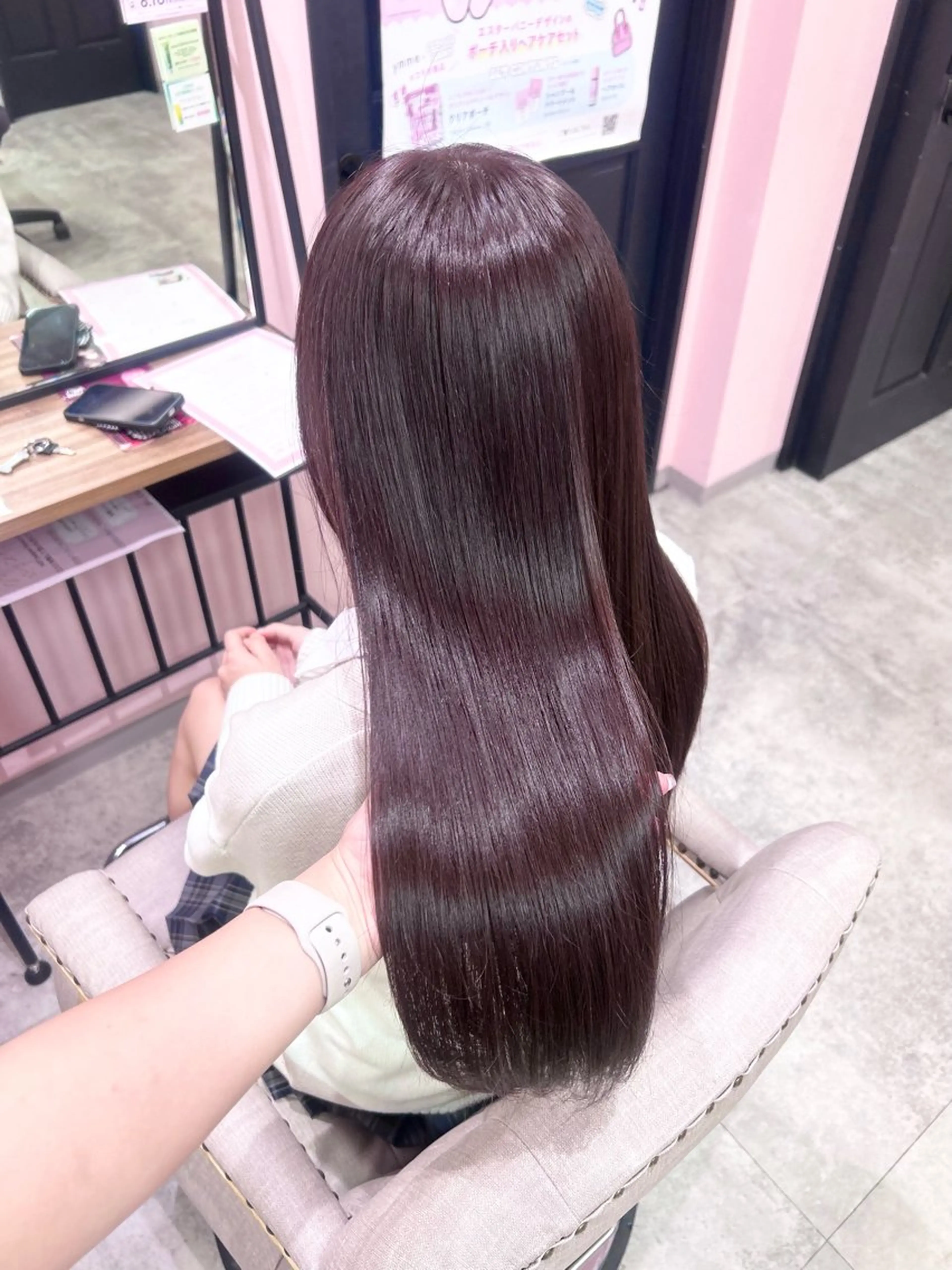 ロング ヘアカラー 🐰🎀艶髪特化 yuzuka🎀🐰のヘアスタイル