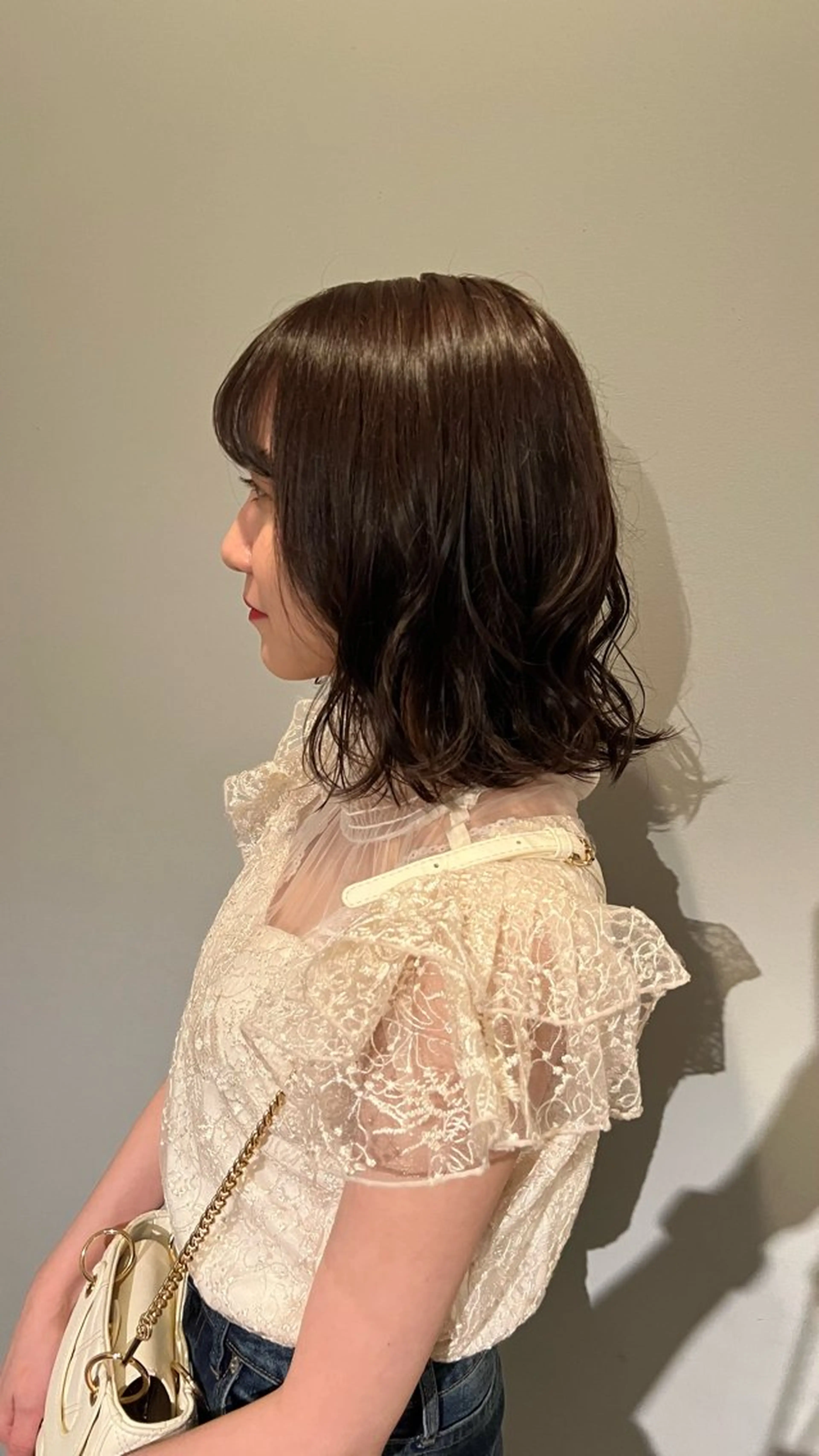 ミディアム カラー ヘアカラー Garland 表参道所属・ミディアムレイヤー/ 艶カラー🎀　emiのヘアスタイル