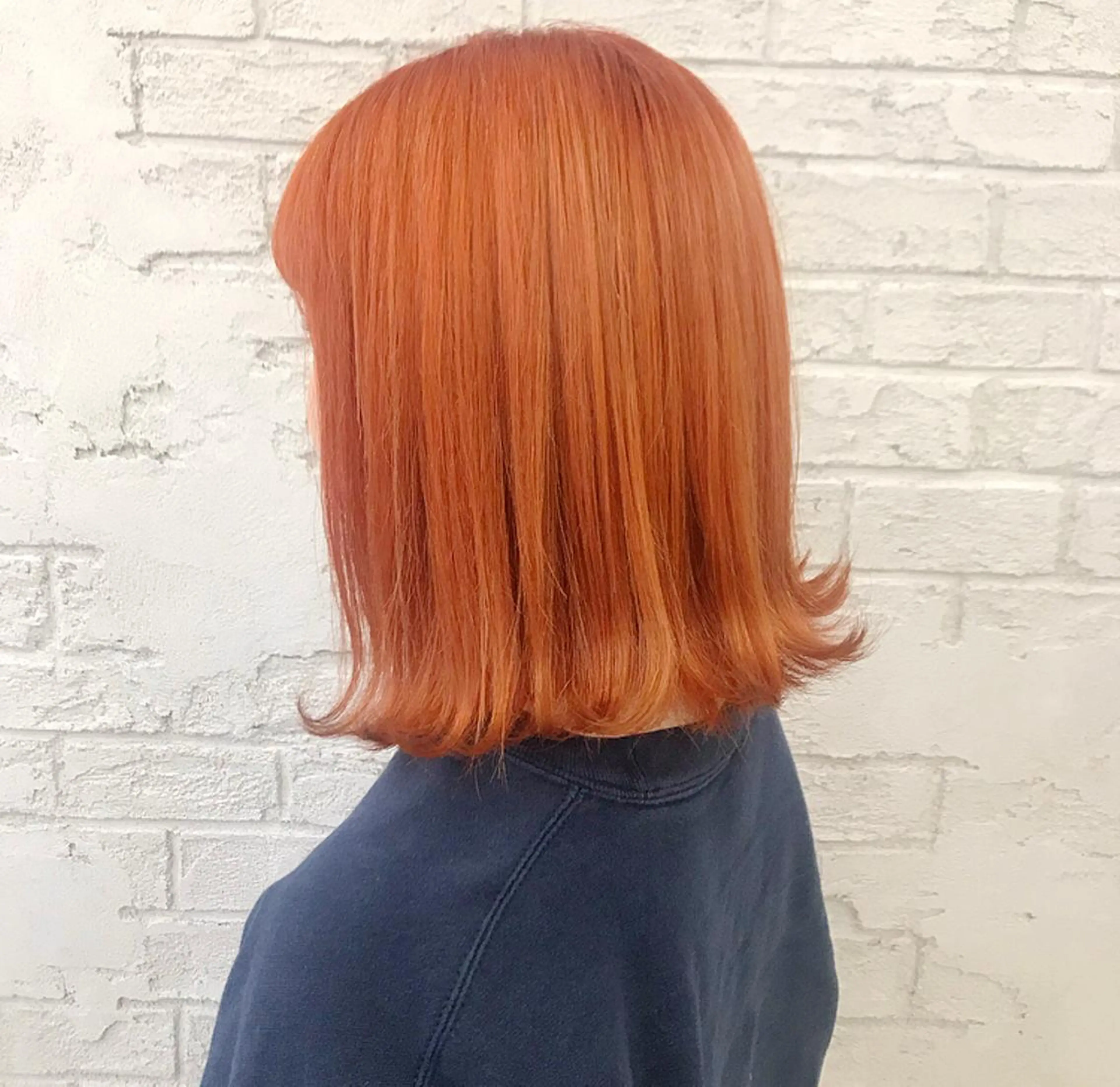 ミディアム カラー オリーブ/アッシュ やわらか透明感カラーのヘアスタイル