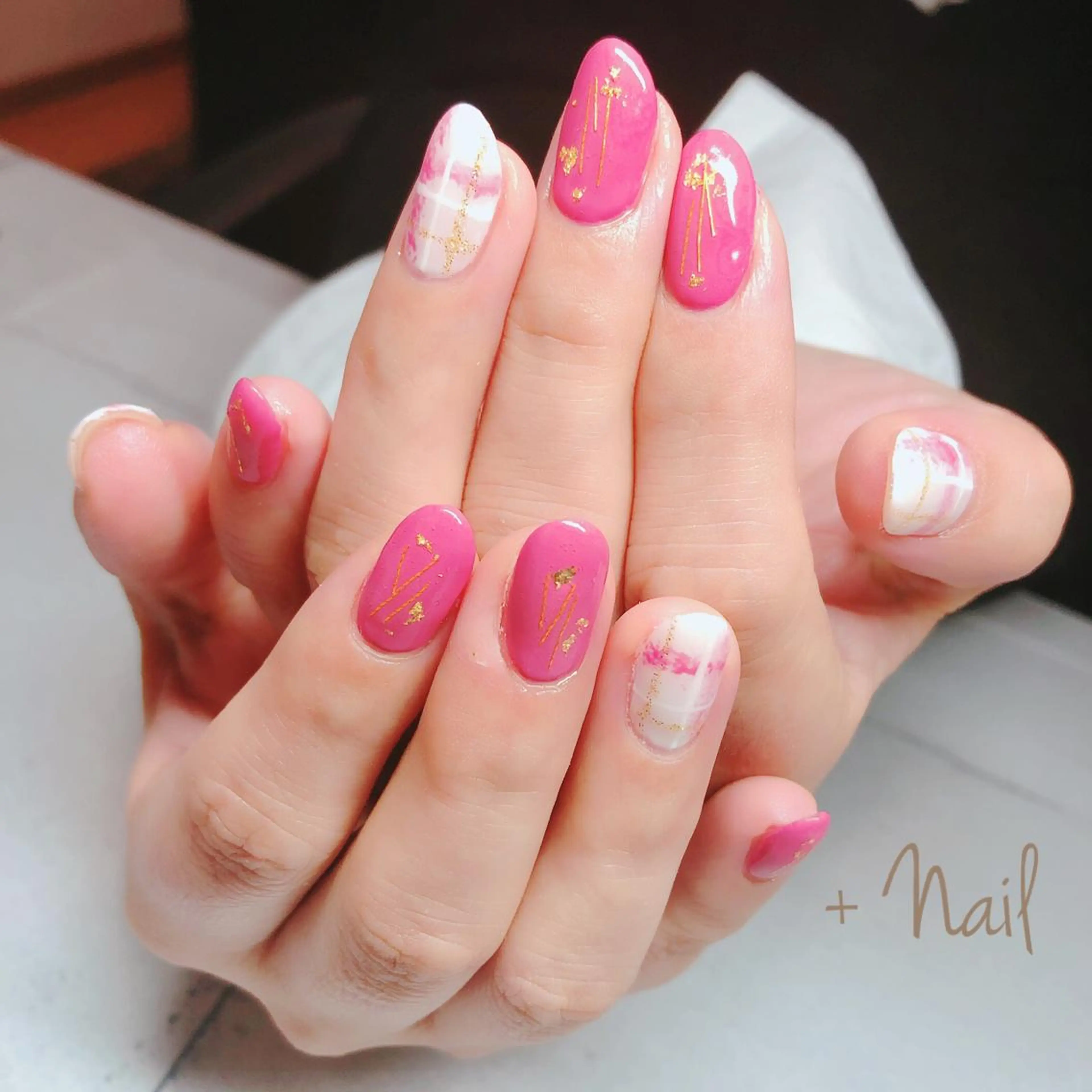 ネイル Aim* 深爪・自爪育成専門店のネイルデザイン