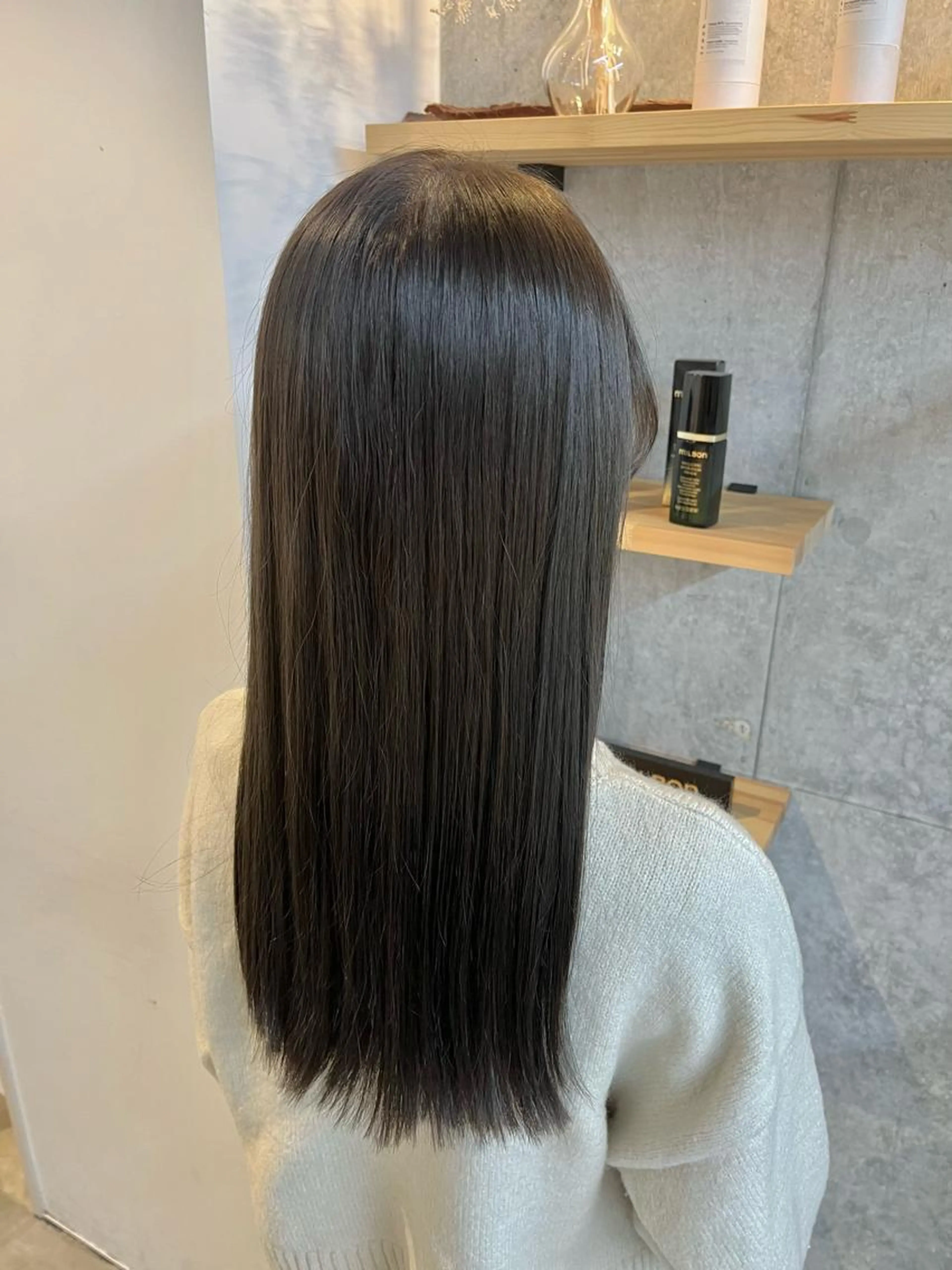 髪質改善酸熱トリートメントの写真