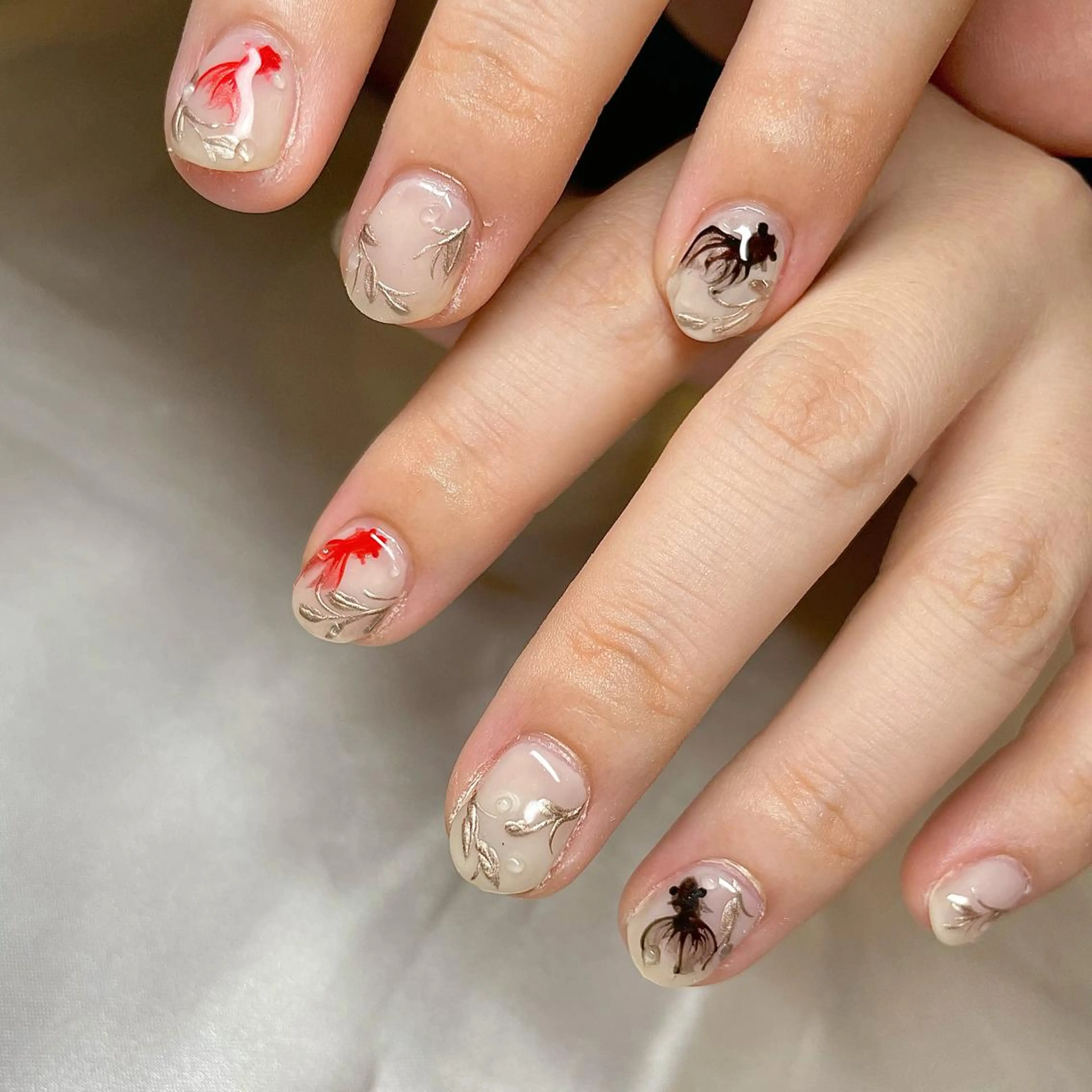 ショート カラー パーマ ヘアアレンジ メンズ キッズ ネイル マツエク・マツパ nail&eye Aoのマツエク・マツパデザイン