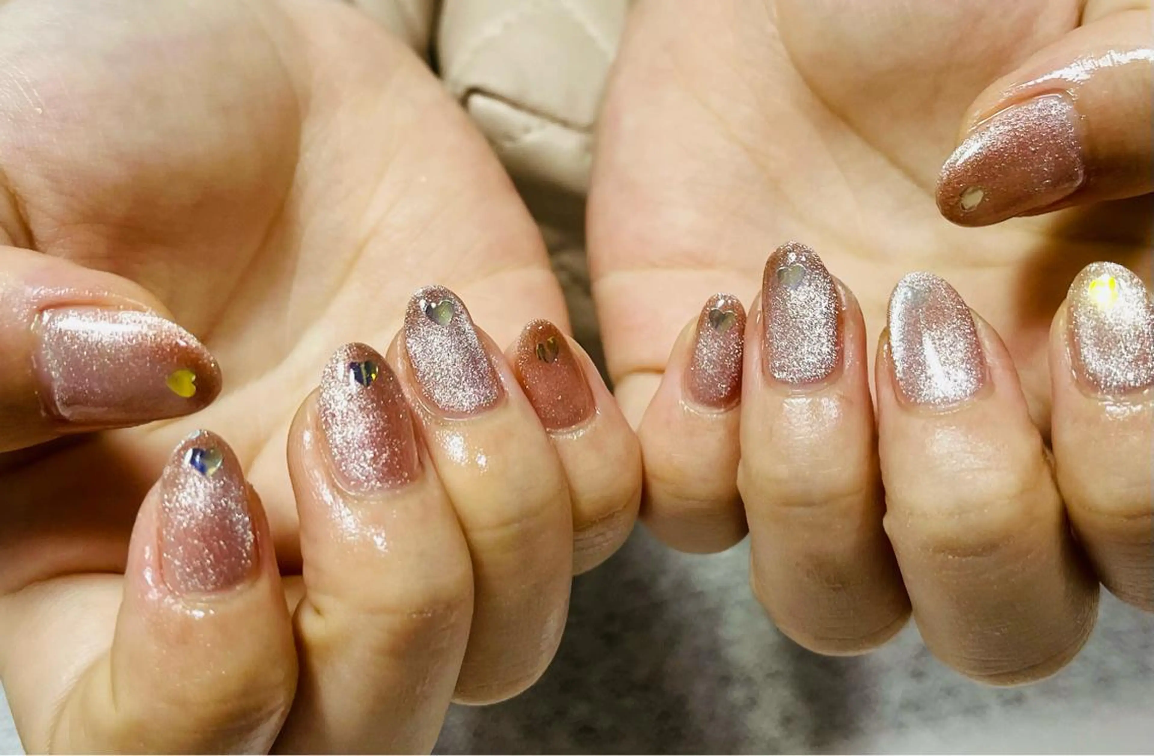 ネイル ハンドネイル goldgleams ちなのネイルデザイン