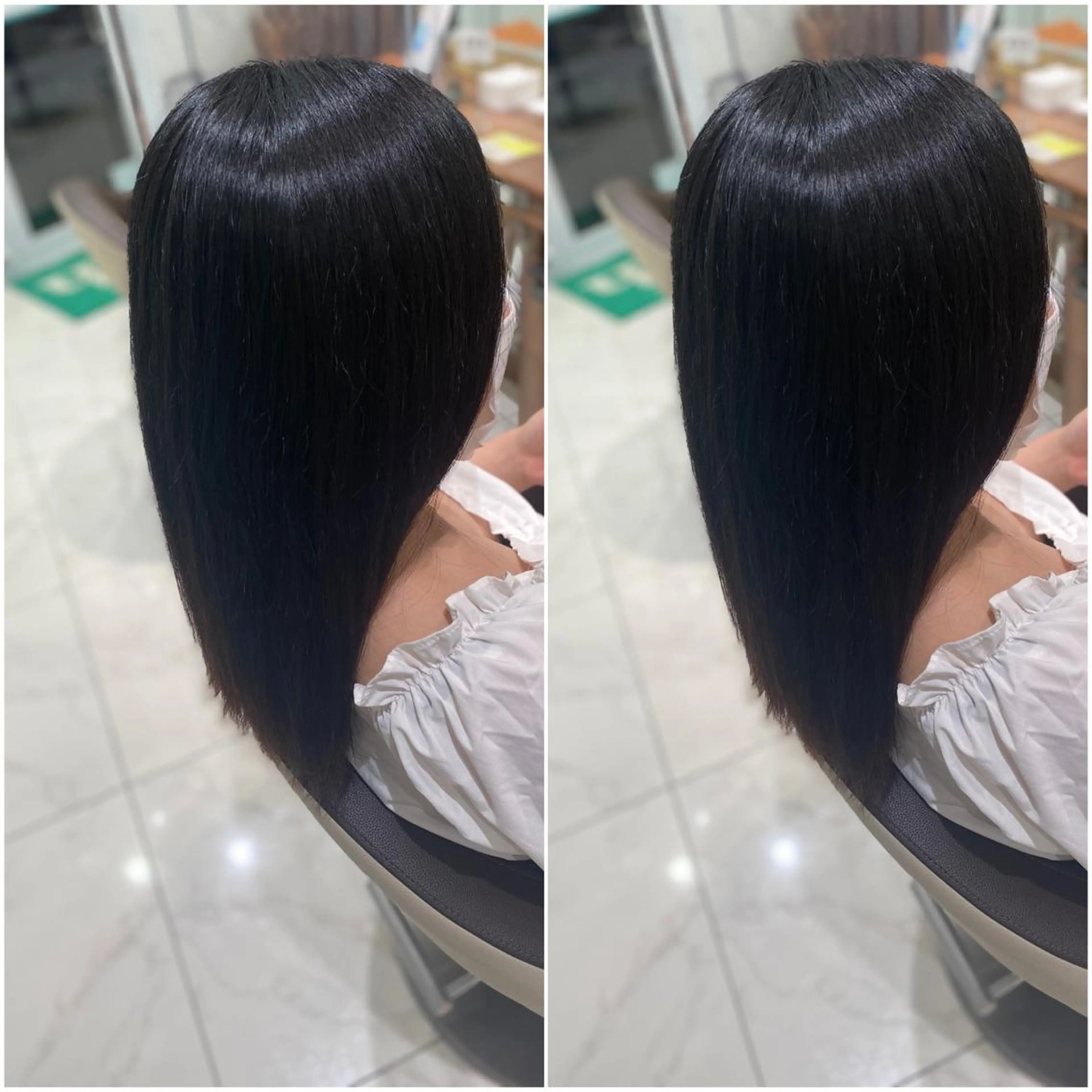 セミロング パーマ 全席個室　暖色カラー Zina松園優香🌸のヘアスタイル