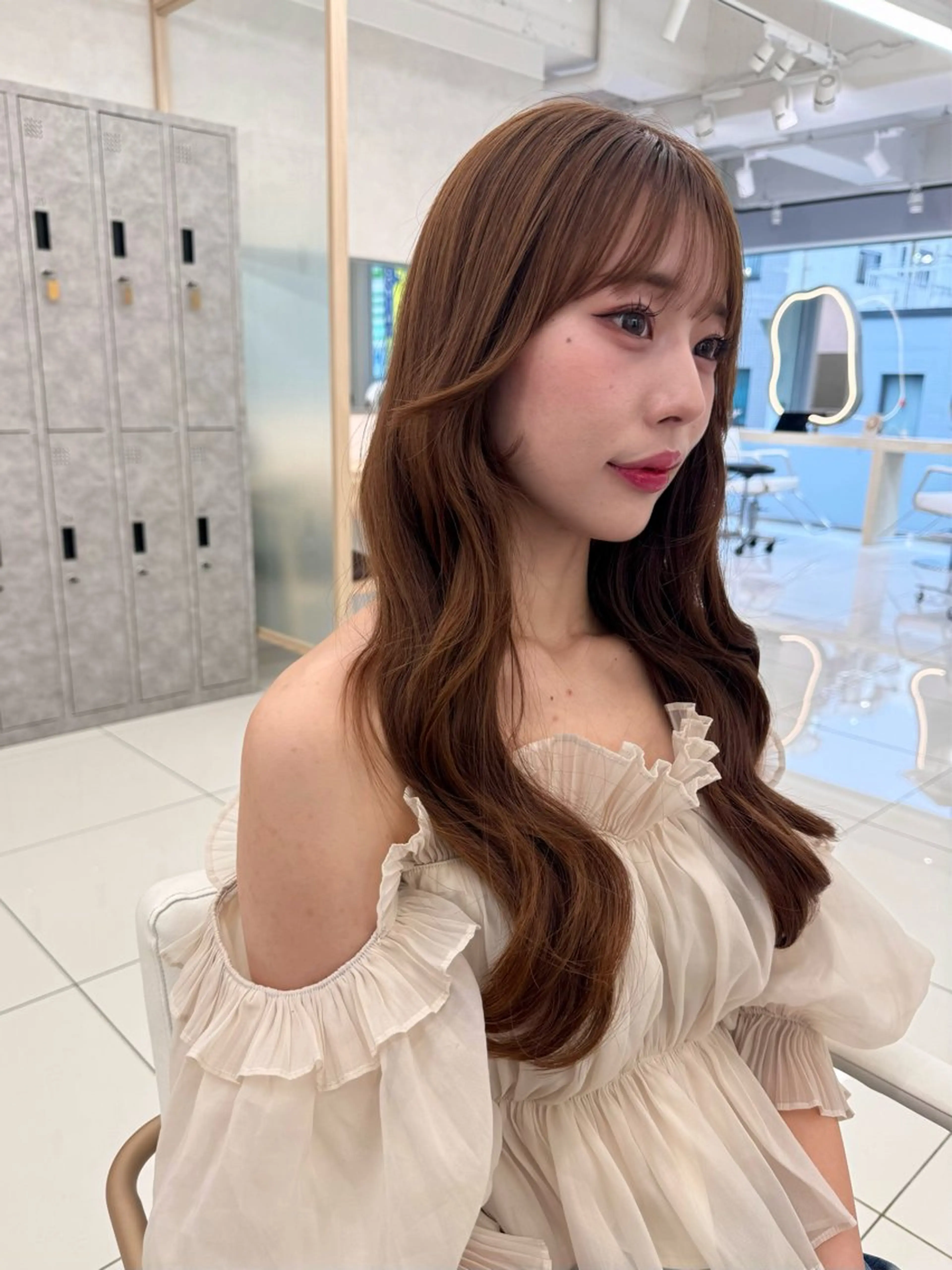 ロング レイヤー/韓国/ 顔周り/しんやのヘアスタイル
