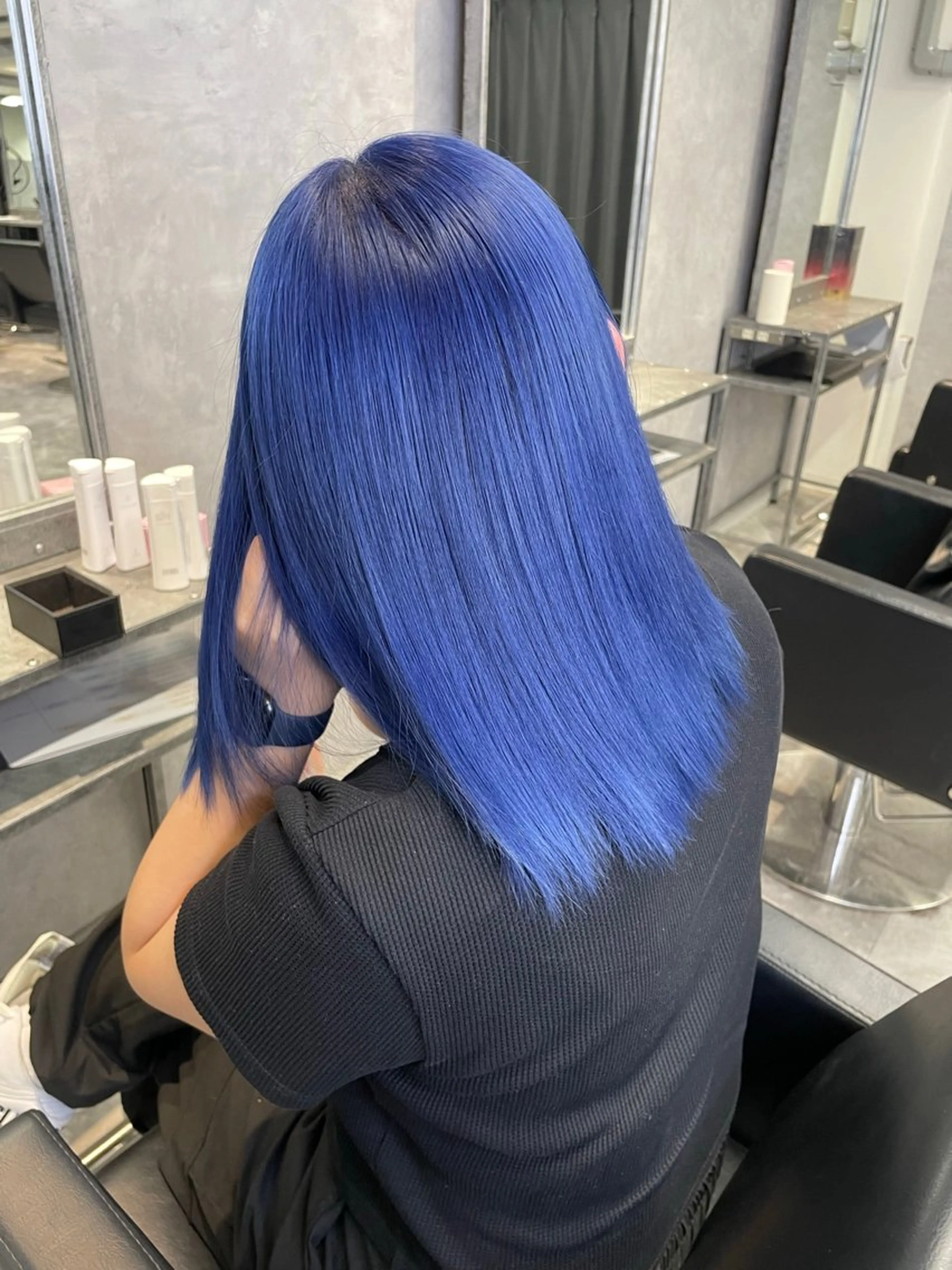 ミディアム ヘアカラー mimiiy fukaのヘアスタイル