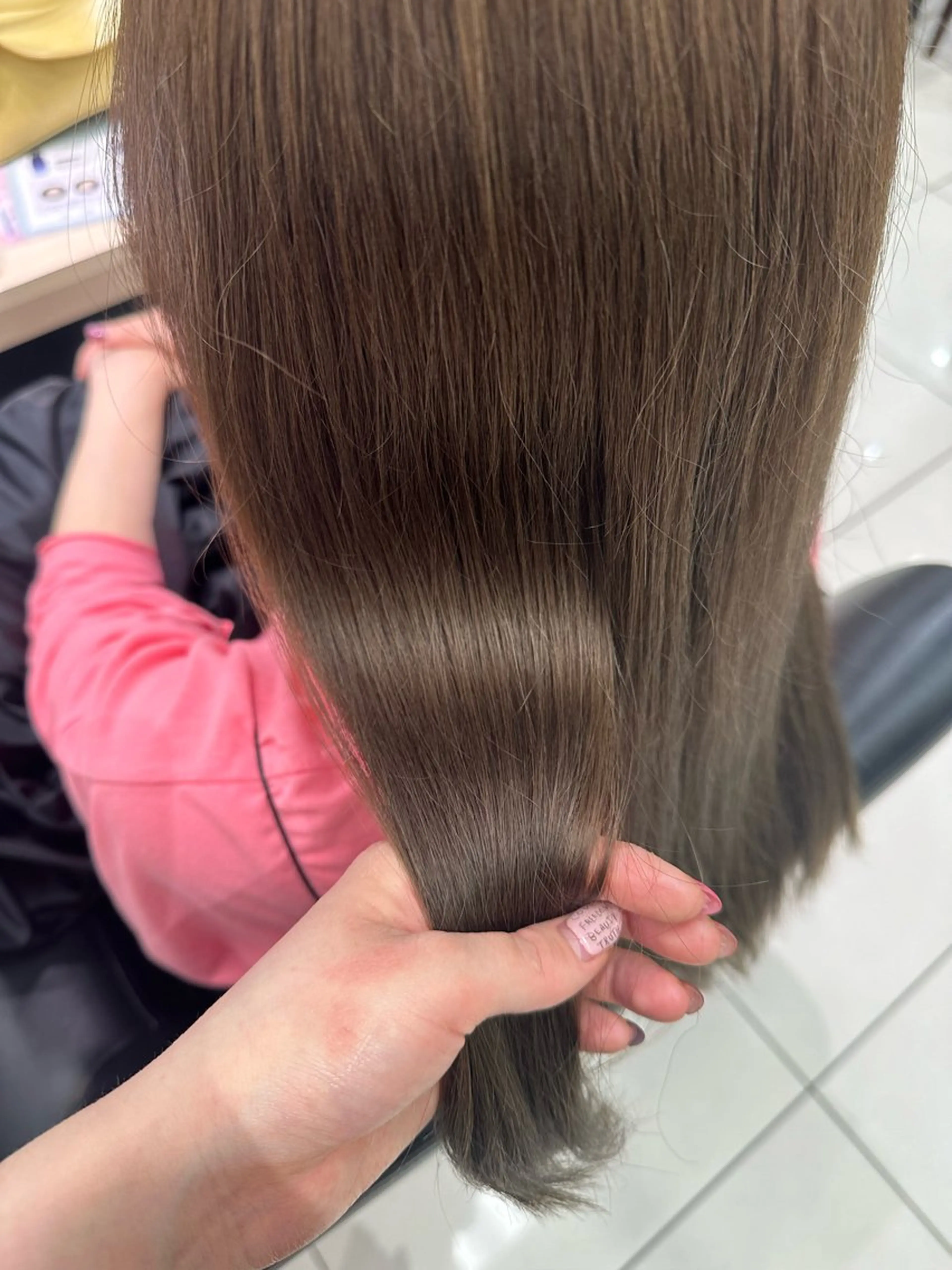 ロング カラー ヘアカラー クロスパーマ/うる艶 カラー/Kurumiのヘアスタイル