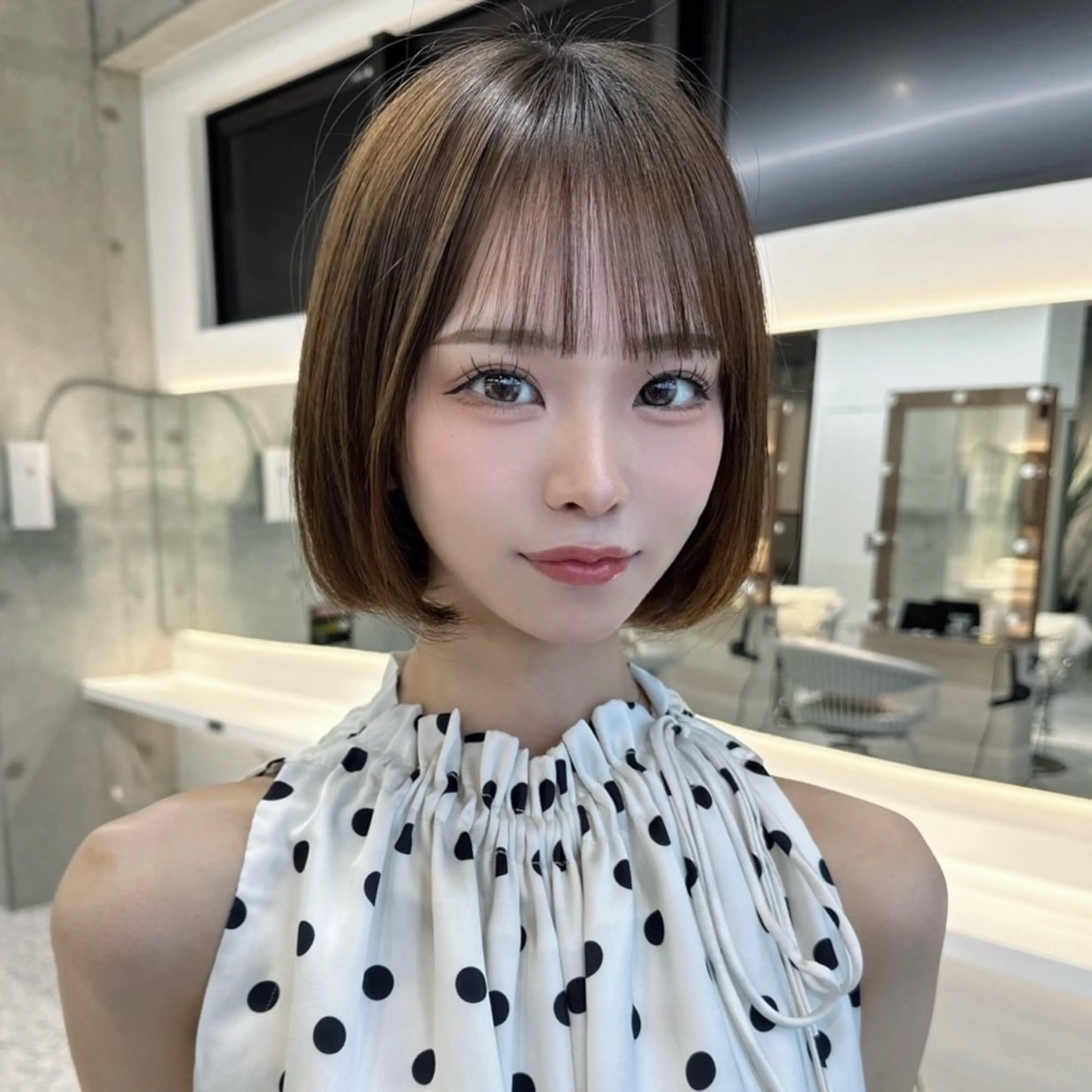 ショート ボブ カット ヘアカラー トリートメント 💎髪質改善/縮毛 矯正/横山一誠💎のヘアスタイル