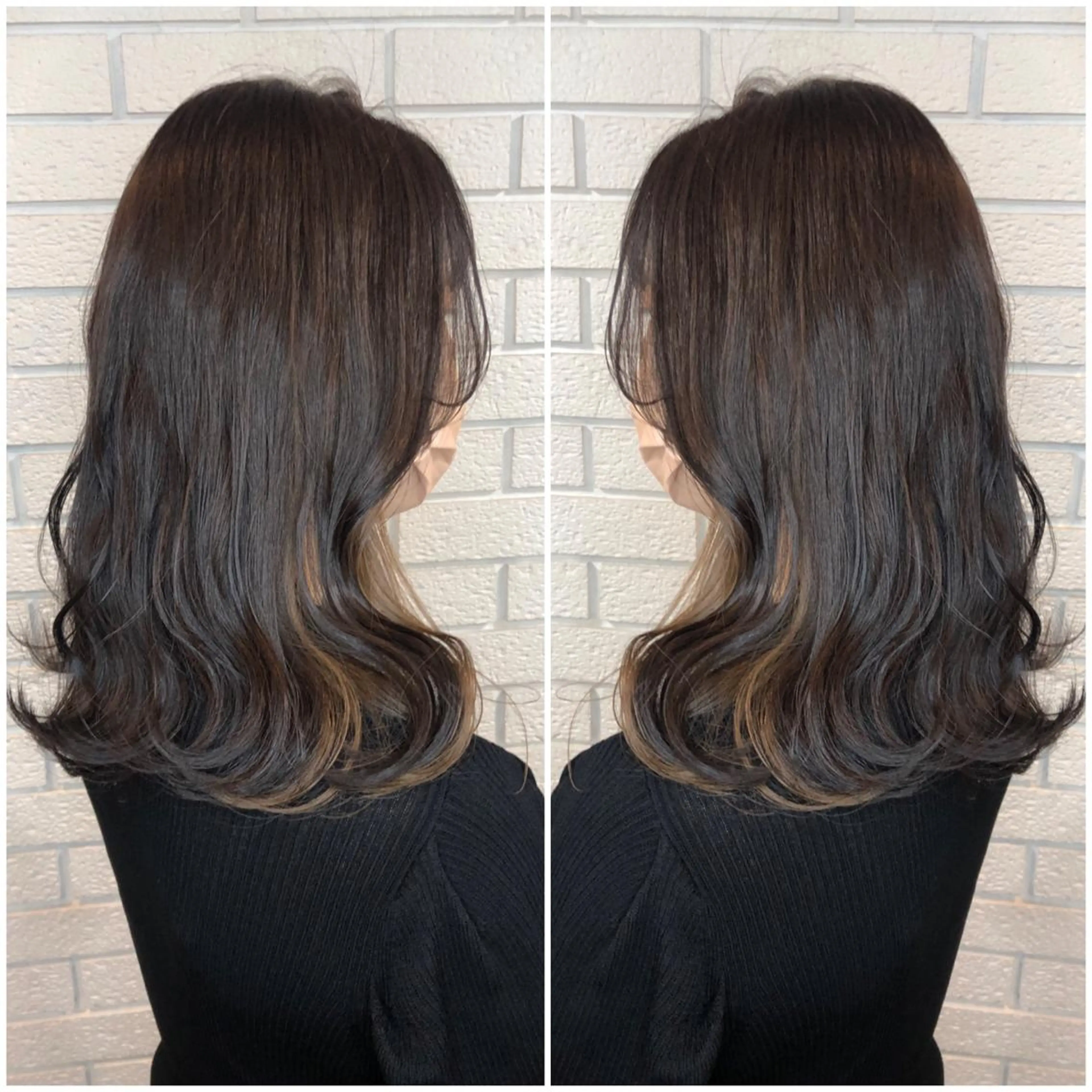 ロング 艶カラー🩵💛 NANAのヘアスタイル