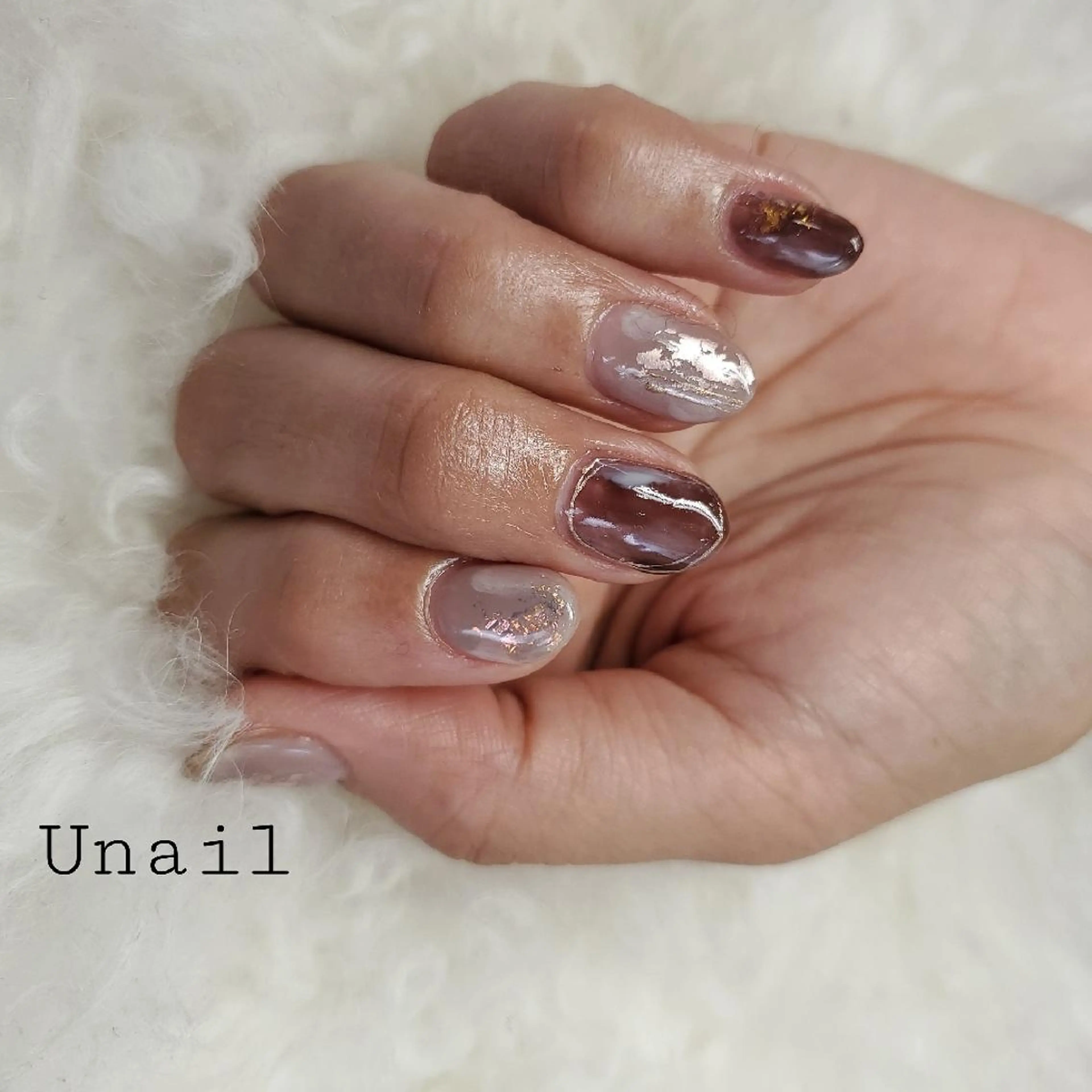 ネイル ニュアンスネイル U nail所属・高橋 千恵のネイルデザイン
