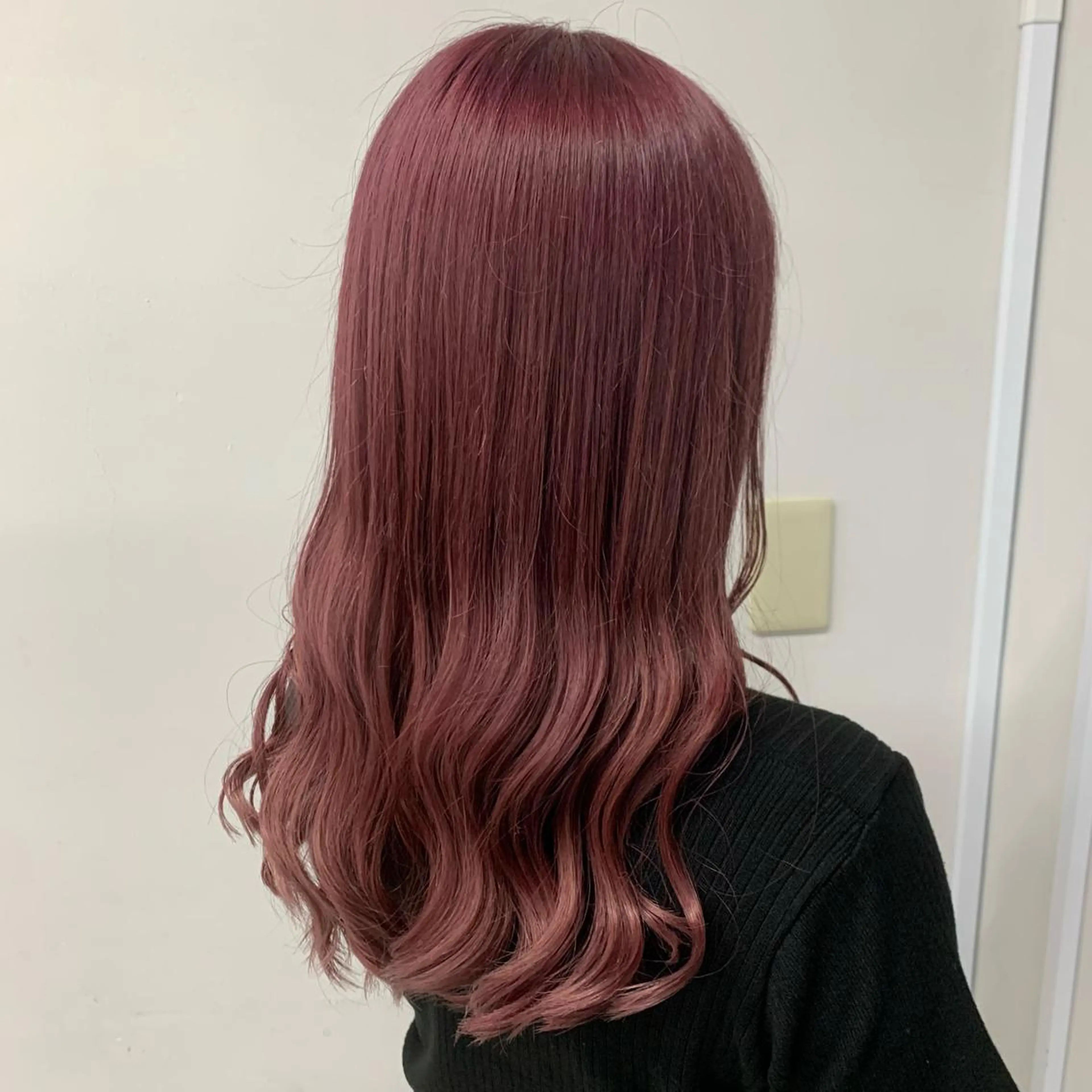 ロング カラー パーマ ヘアアレンジ メンズ キッズ ネイル マツエク・マツパ ラベンダーカラー ピンクカラー ピンクラベンダー カラーマツエク ピンク BerryEyes所属・🦋haginoya miho🦋のマツエク・マツパデザイン
