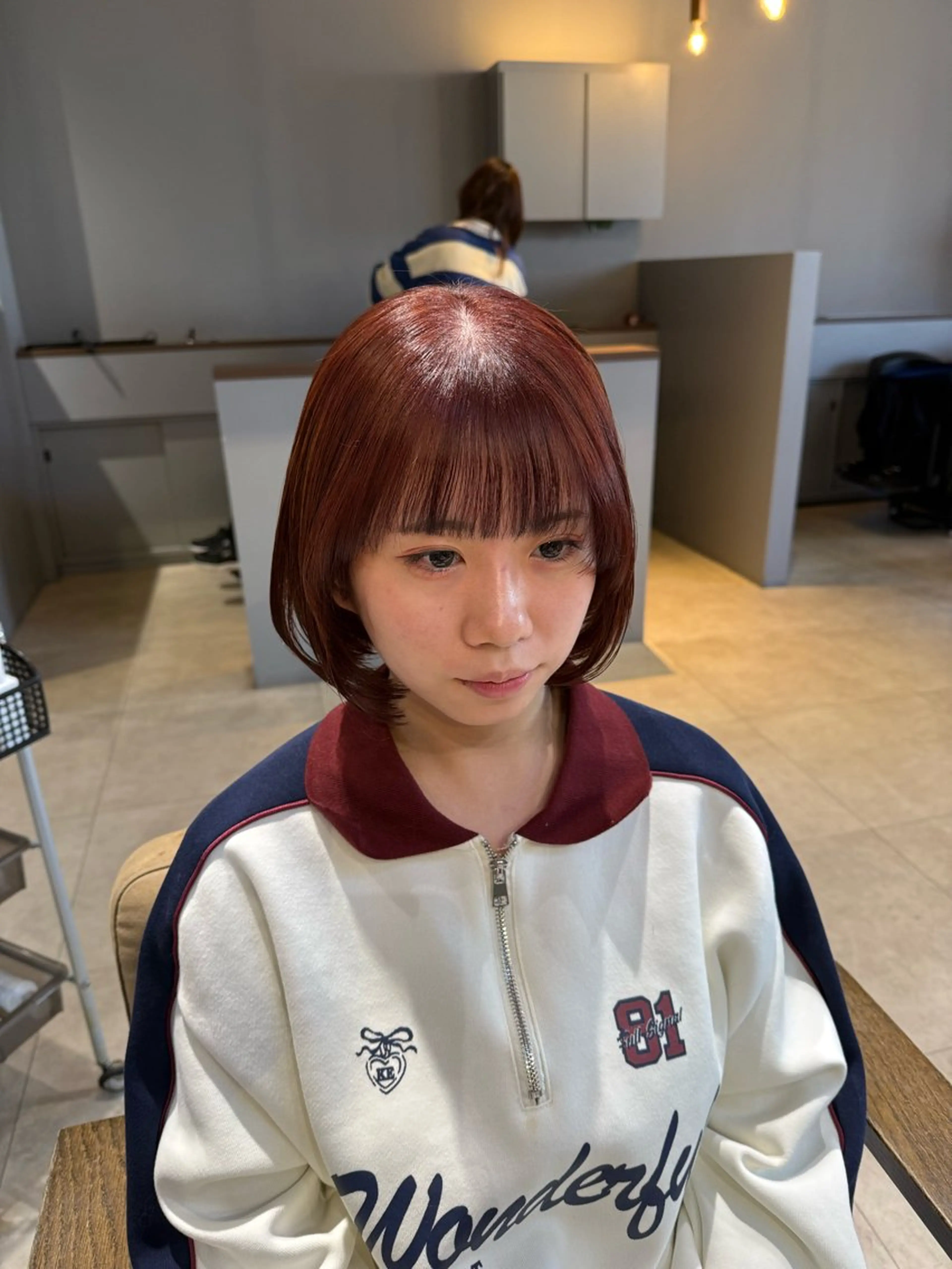 ショート カラー ボブ カット ヘアカラー 富原崇太/高畑/中川 /透明感カラーのヘアスタイル