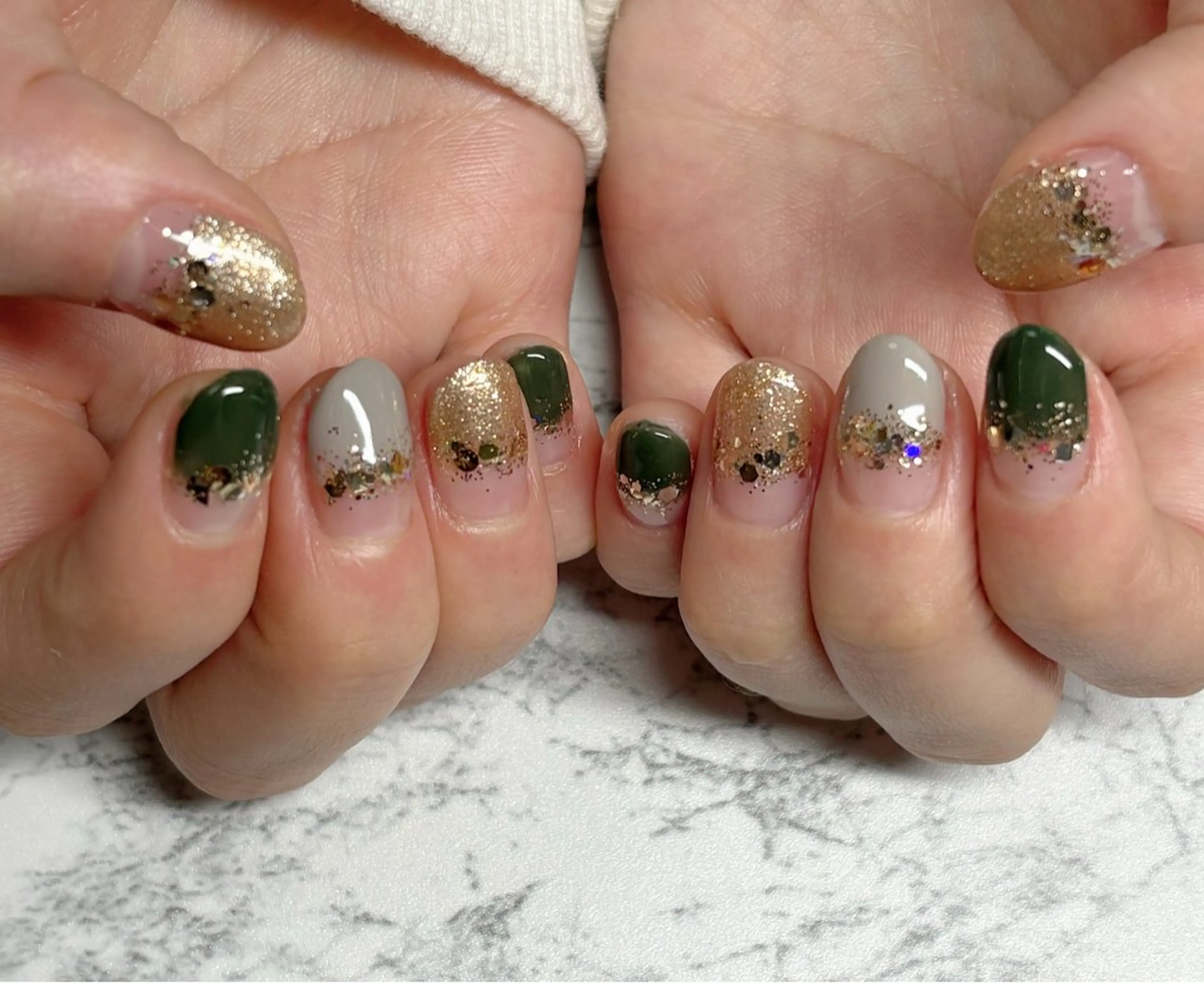 ネイル ハンドネイル 市川駅 ✿中津のネイルデザイン