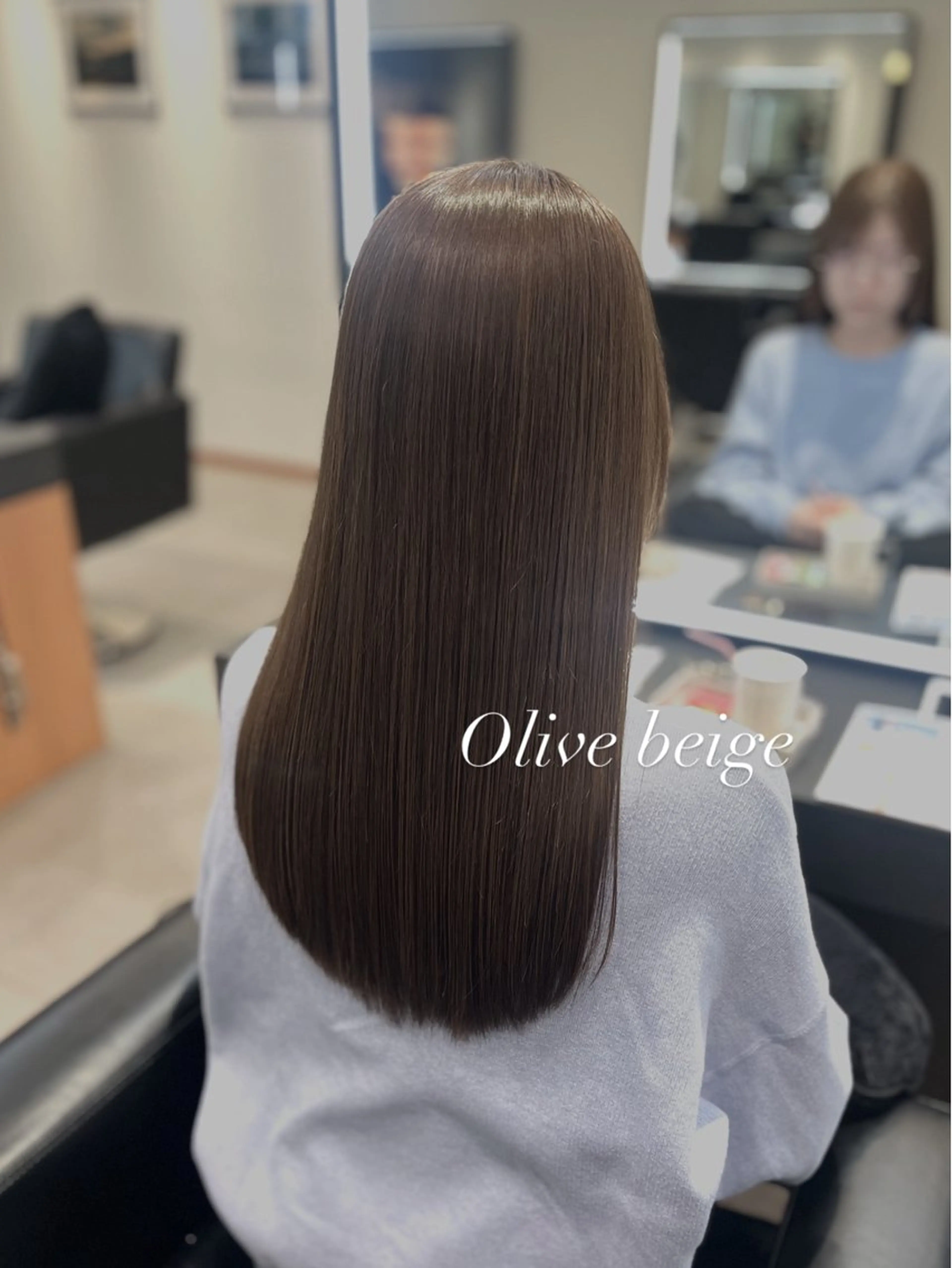 セミロング 髪質改善・水素カラー ARIA(ému)のヘアスタイル