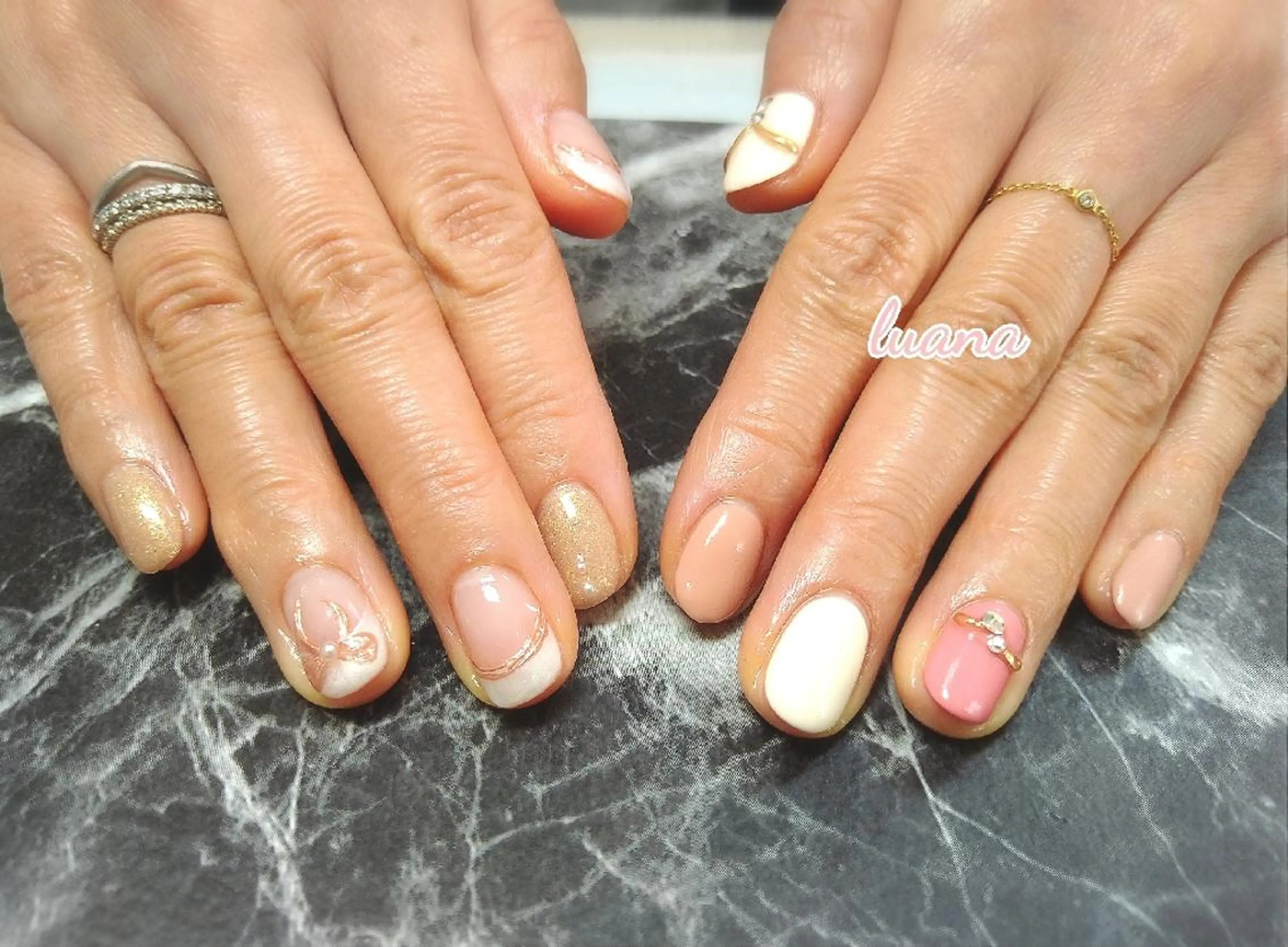 ネイル ハンドネイル LUANA  TAKAHASHIのネイルデザイン