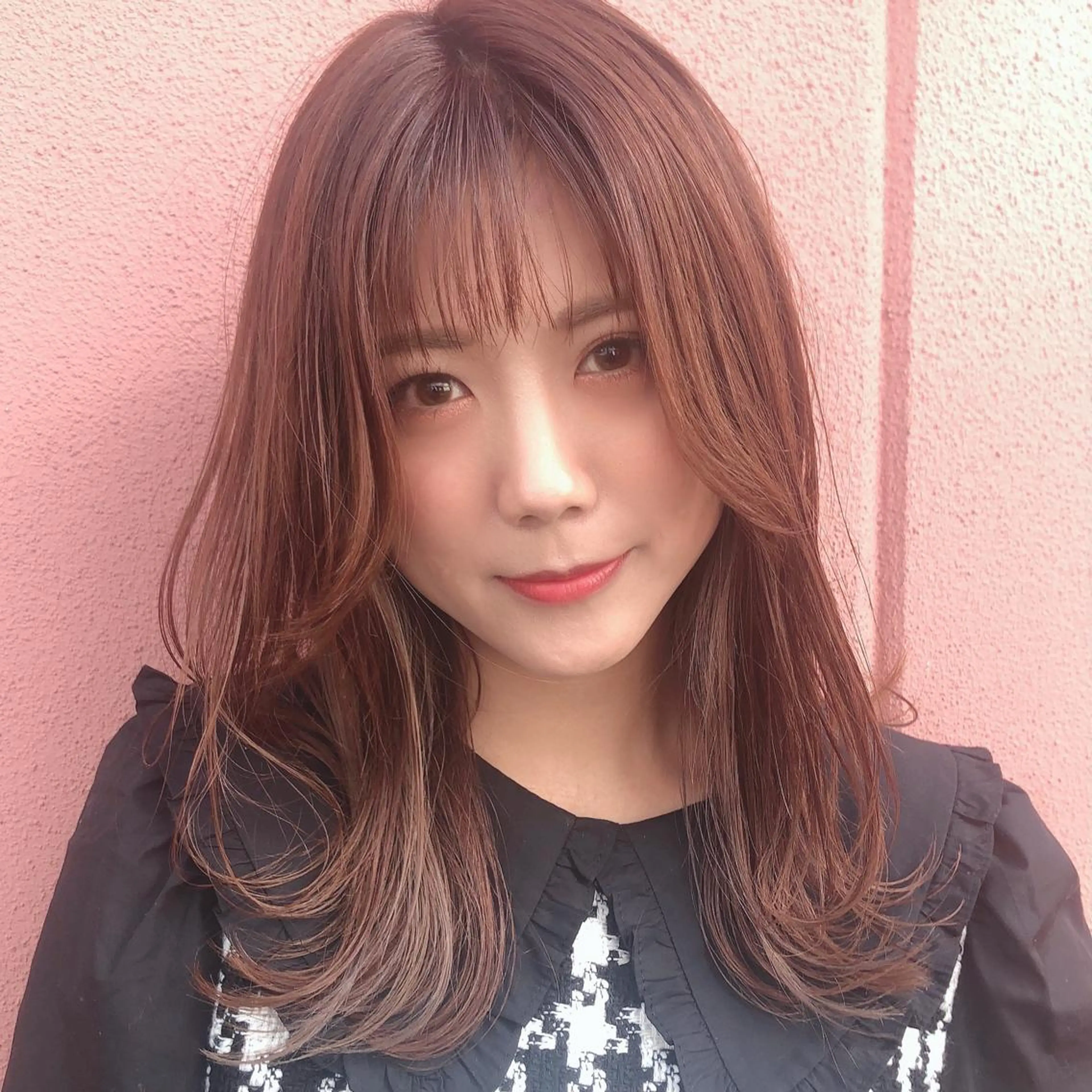 ミディアム カラー 片山美穂 心斎橋・北堀江のヘアスタイル