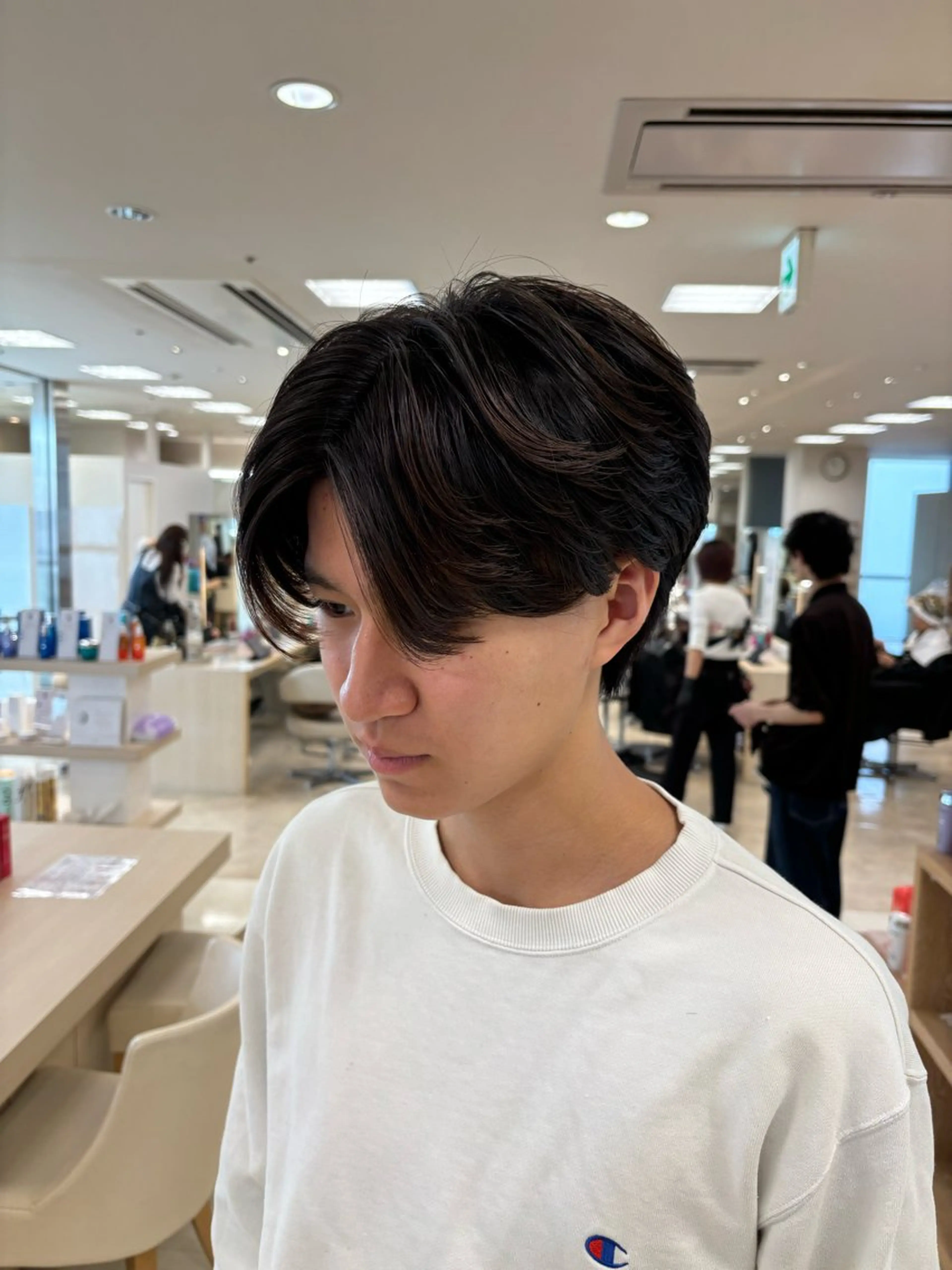 パーマ メンズ カット パーマ 湘南/メンズパーマ/ ハイライト/ユチカのヘアスタイル