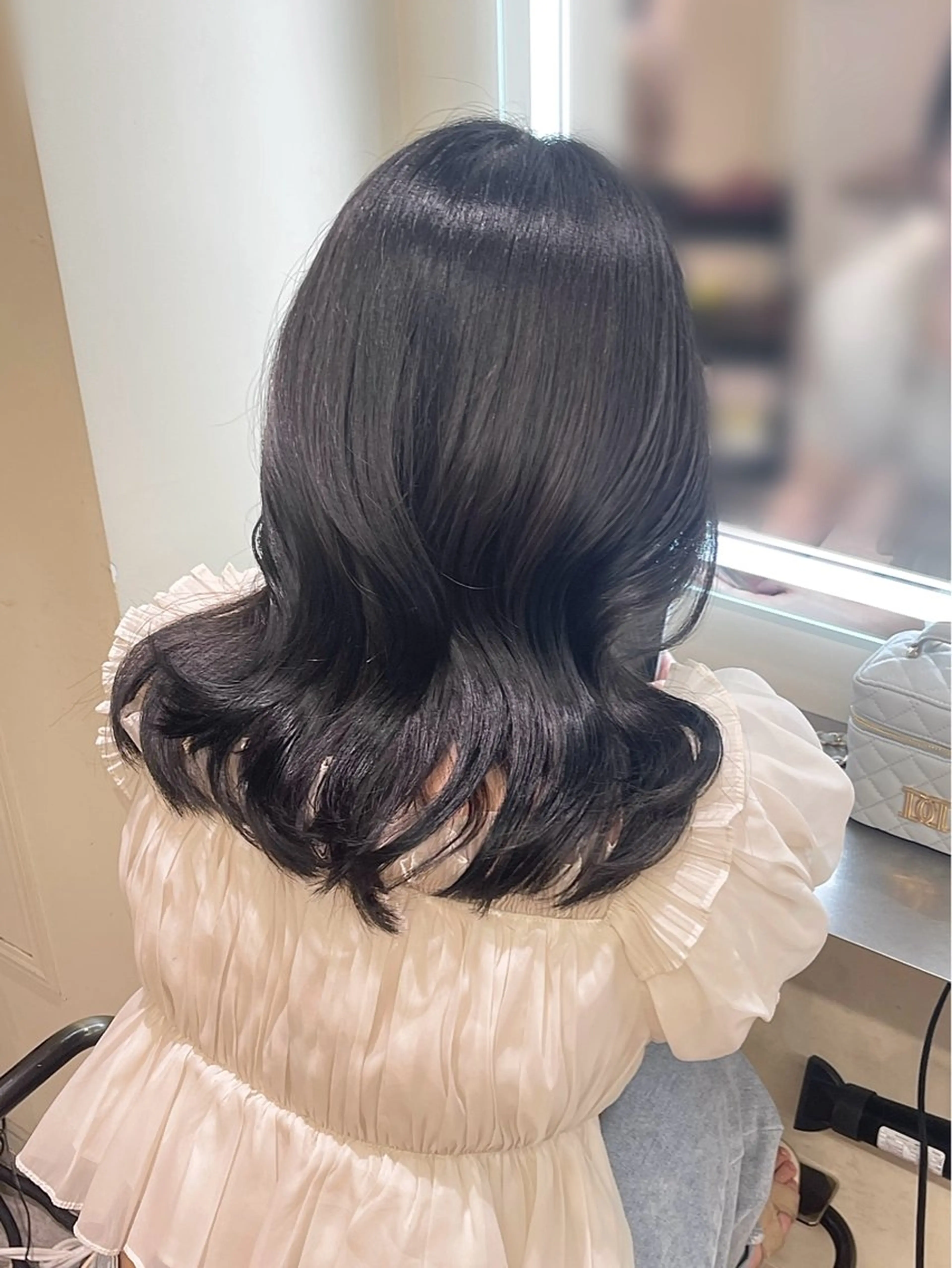 ミディアム haruna🤍 中韓mix✨のヘアスタイル