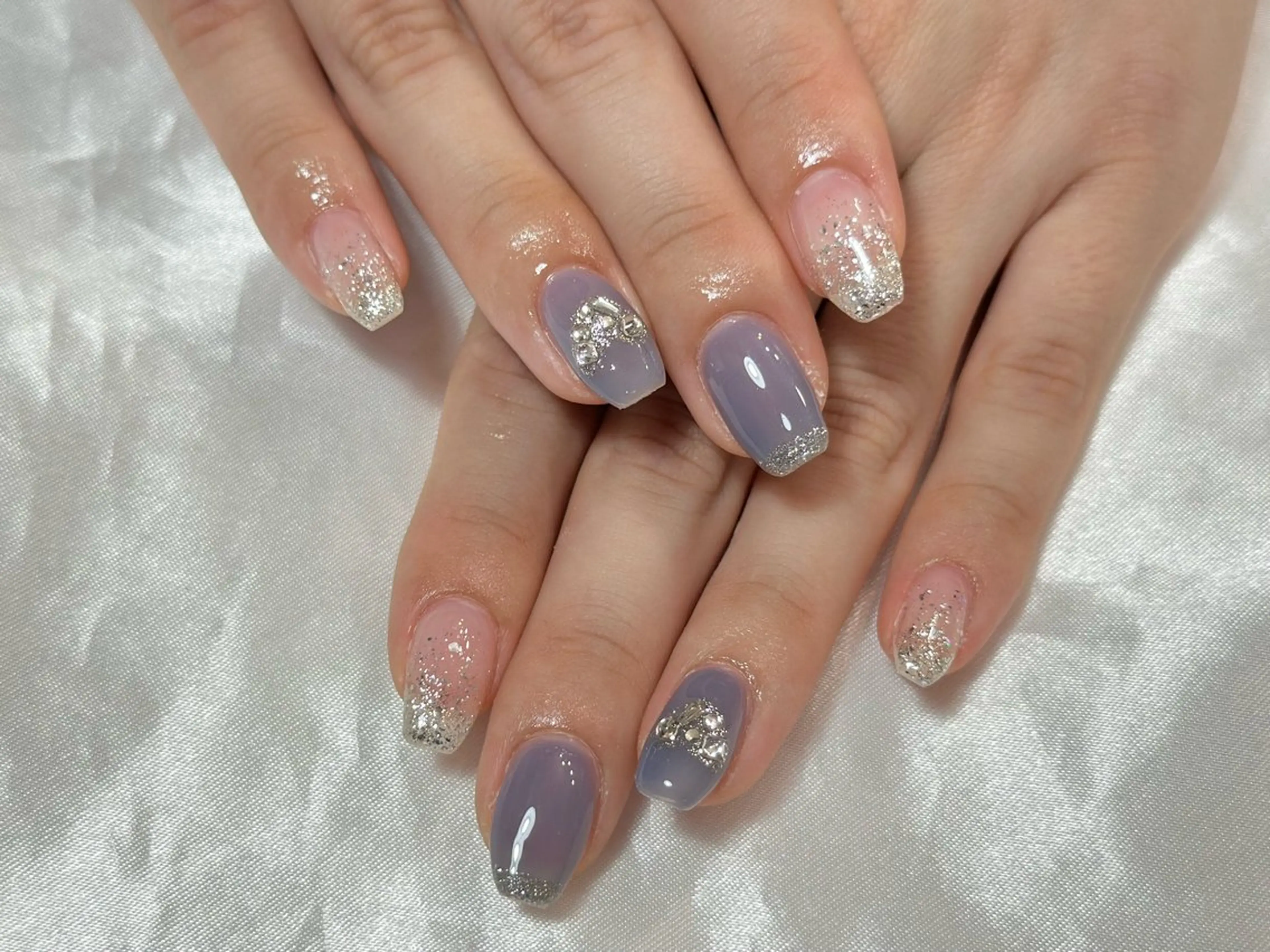 ネイル 【パラジェル・フィルイン】Nailsalon　Merci東中野所属・Merci shigaのネイルデザイン