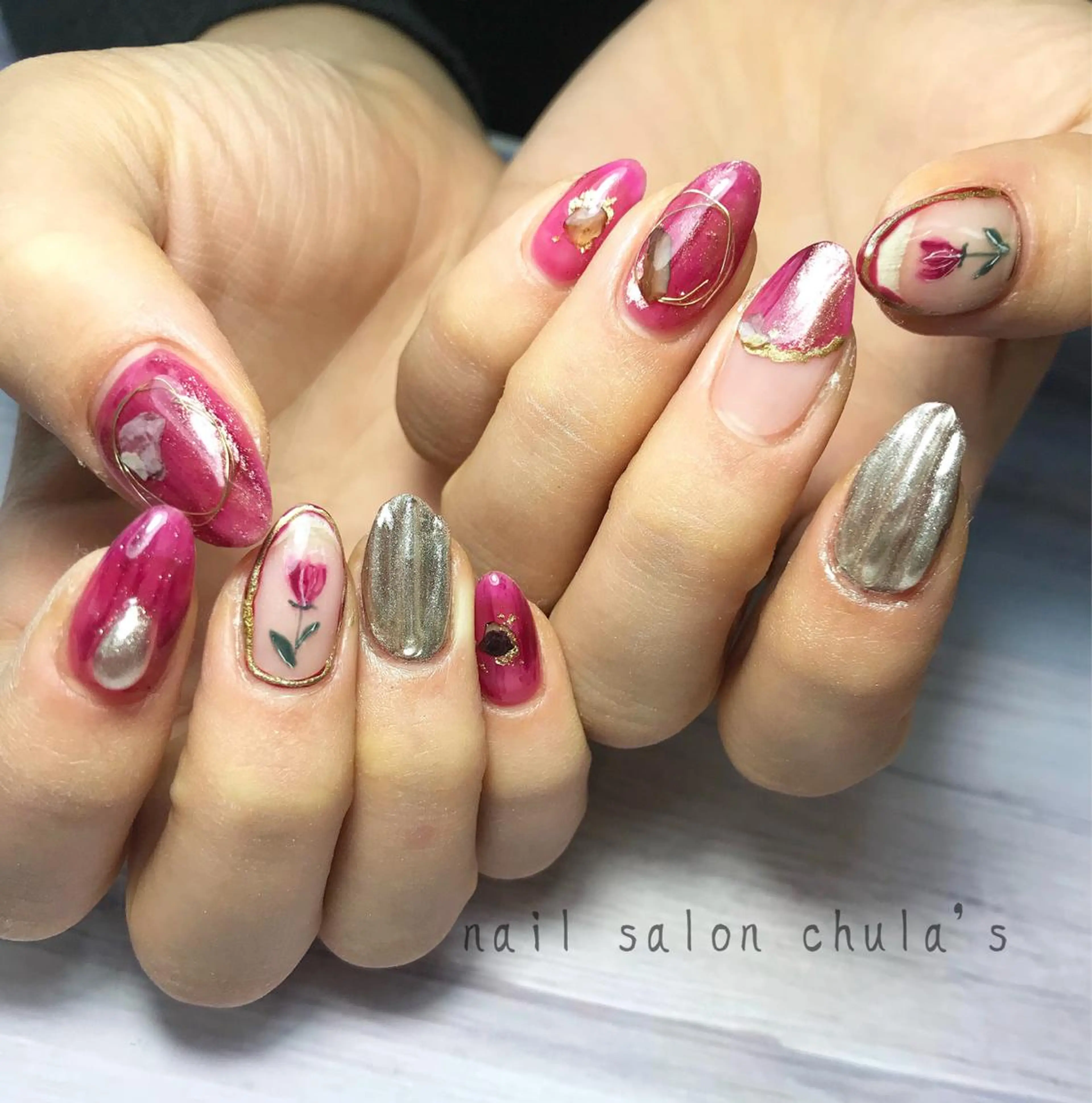 ネイル ハンドネイル nail salon  chula's所属・☆ayaka ☆のネイルデザイン