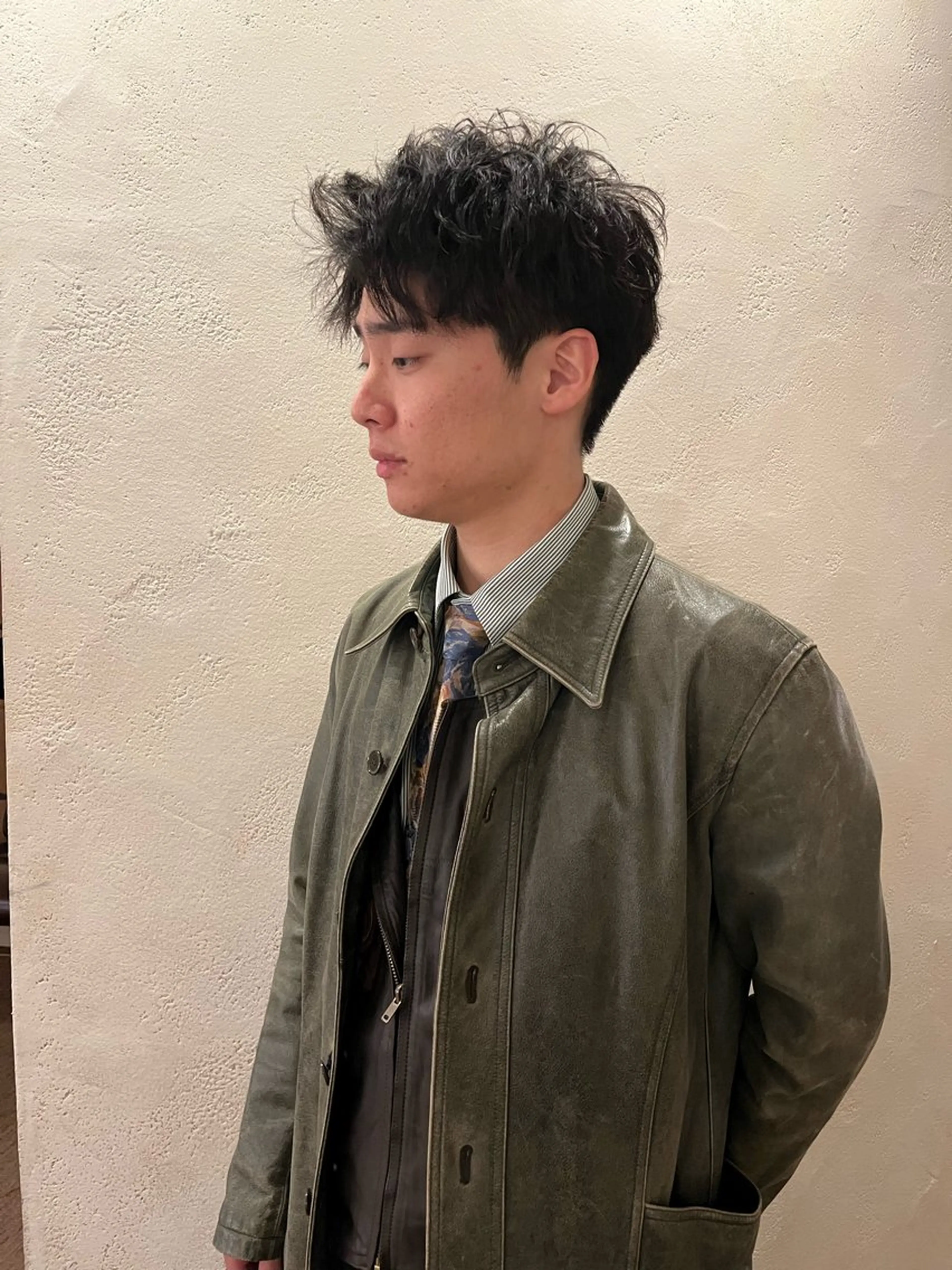 パーマ ニュアンスパーマ lic南堀江所属・大井 悟のヘアスタイル