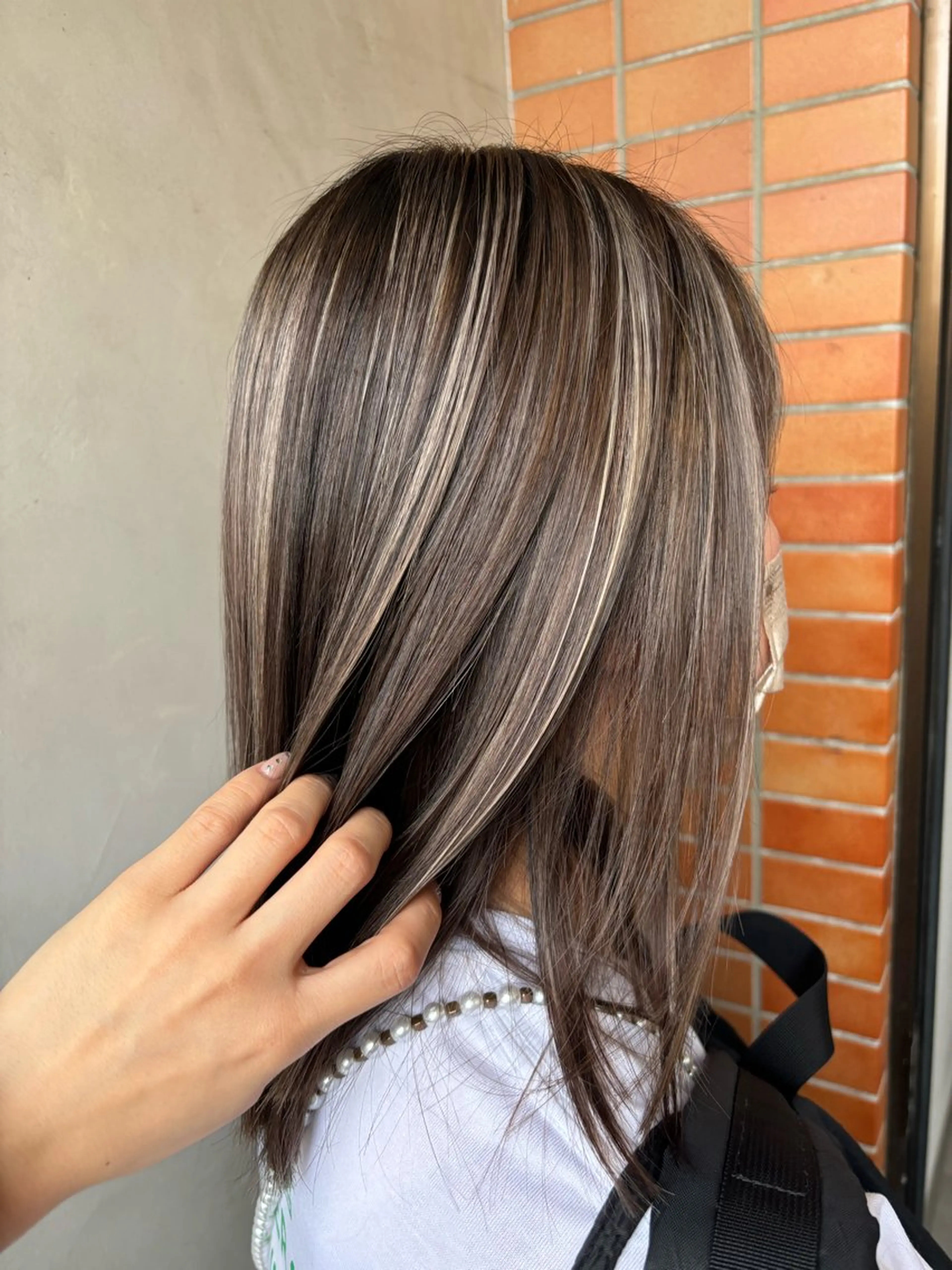 ロング ハイライト カット ヘアカラー トリートメント inc新小岩北口店 🫧Nichikaのヘアスタイル