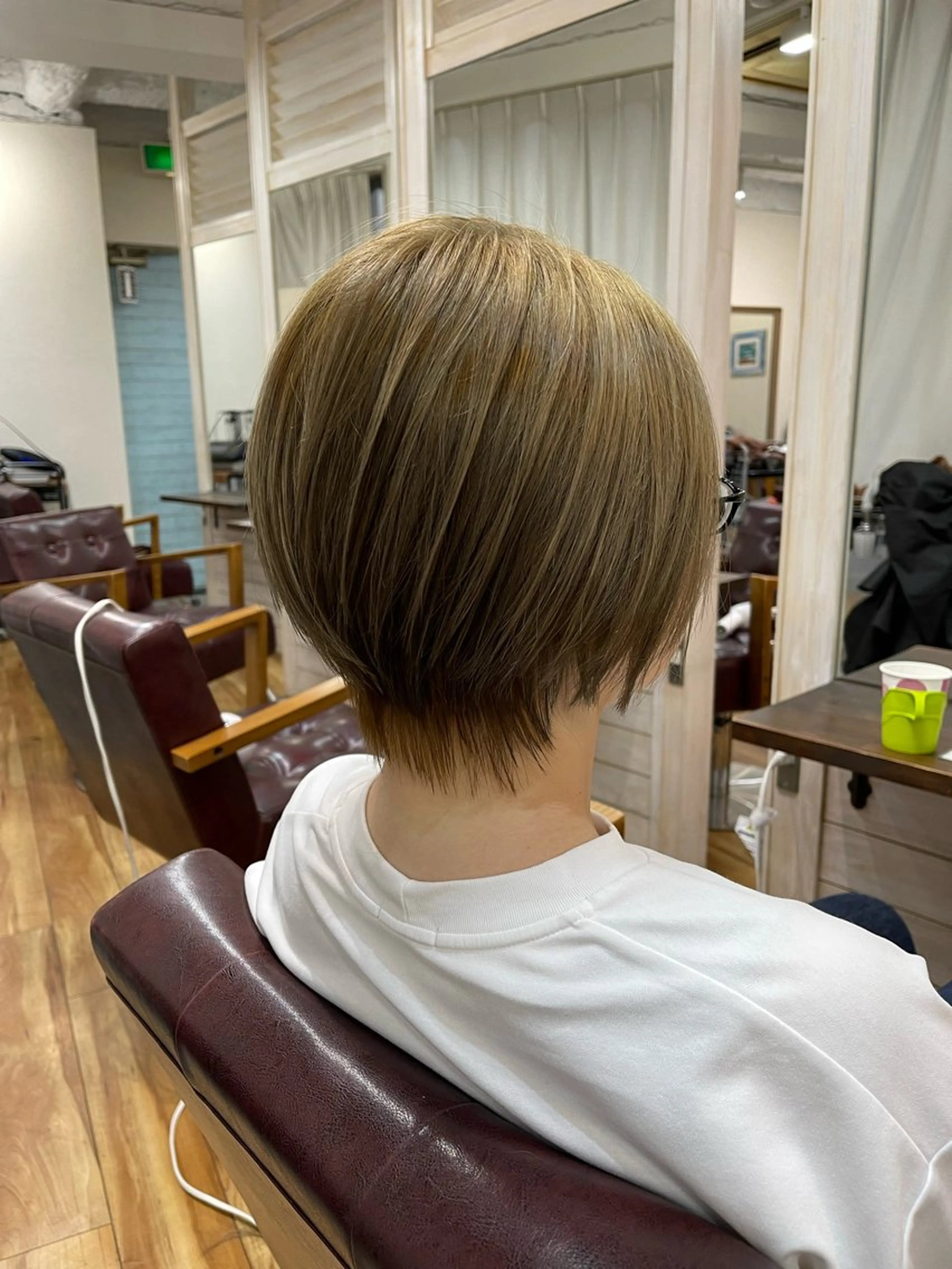 ショート カラー ブリーチ ケアブリーチ デザインカラー ダブルカラー 髪質改善 カット ヘアカラー SOYON西大寺店所属・ダブルカラー/ 髪質改善💎安藤のヘアスタイル