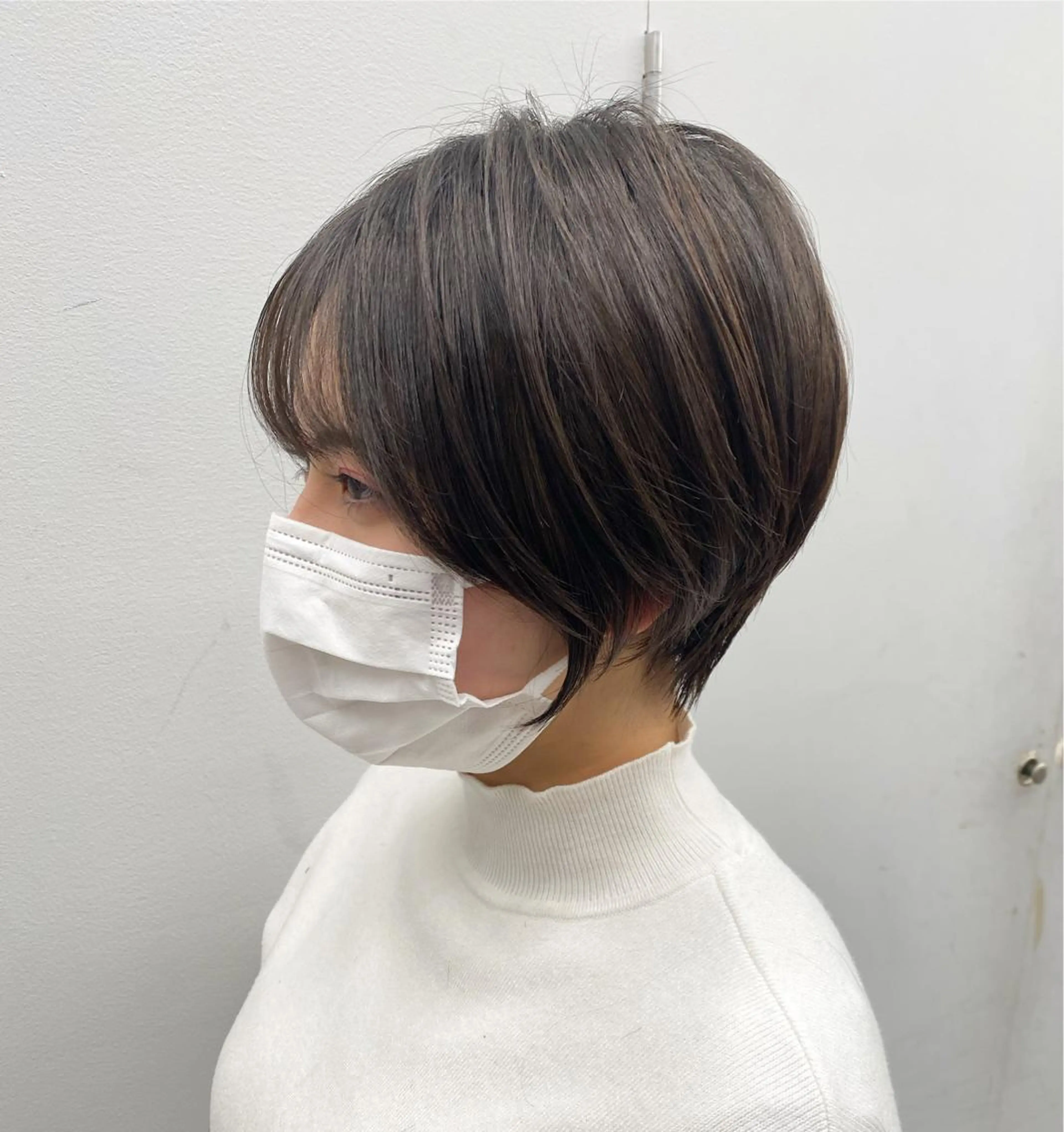 ショート 京都レイヤーカット/ 縮毛矯正/羽柴りくのヘアスタイル