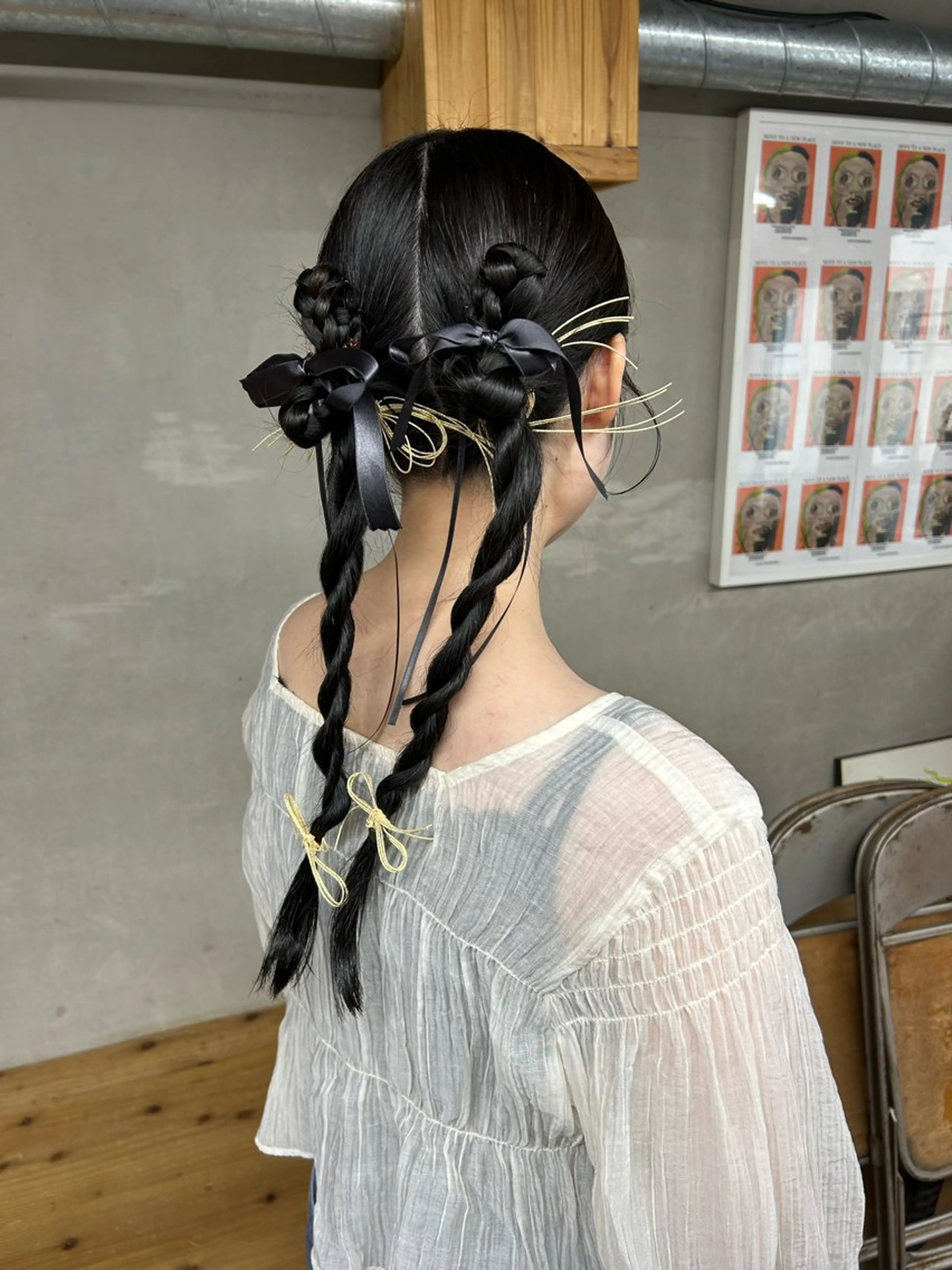 ロング ヘアアレンジ BRUNTJET所属・MAEDA MADOKAのヘアスタイル