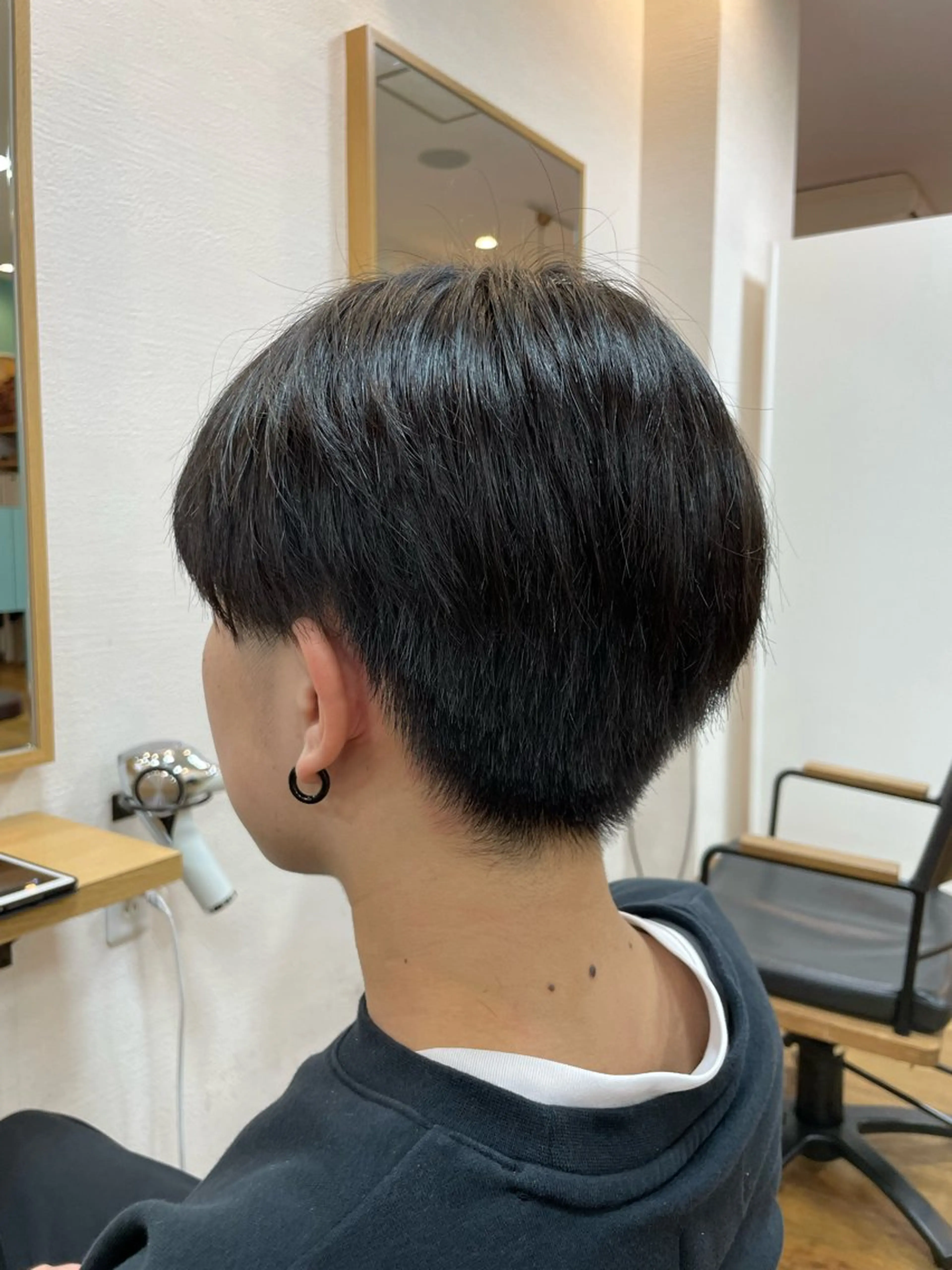 メンズ マッシュ カット 村田 淳のヘアスタイル