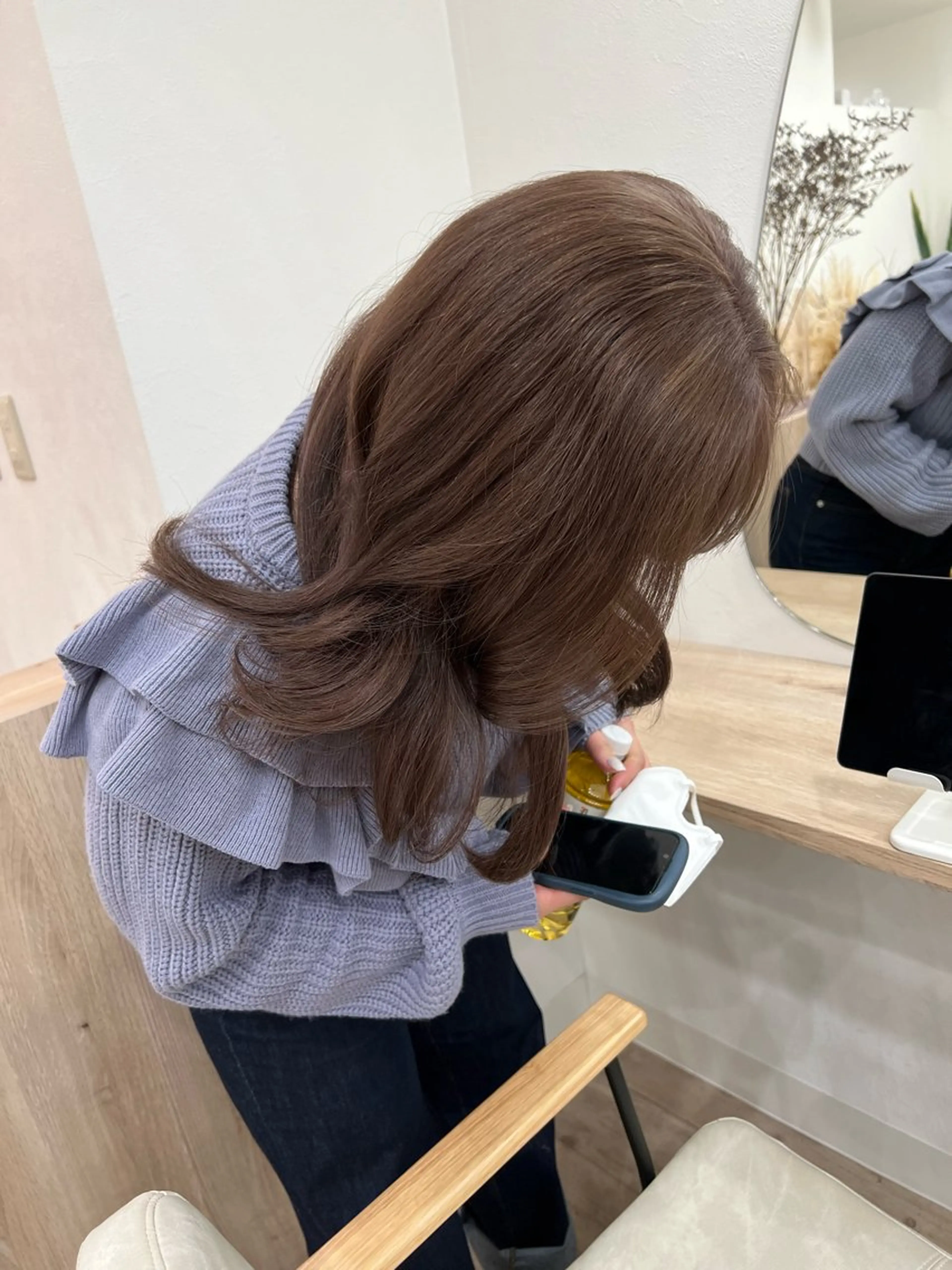 セミロング TOKI mahoのヘアスタイル