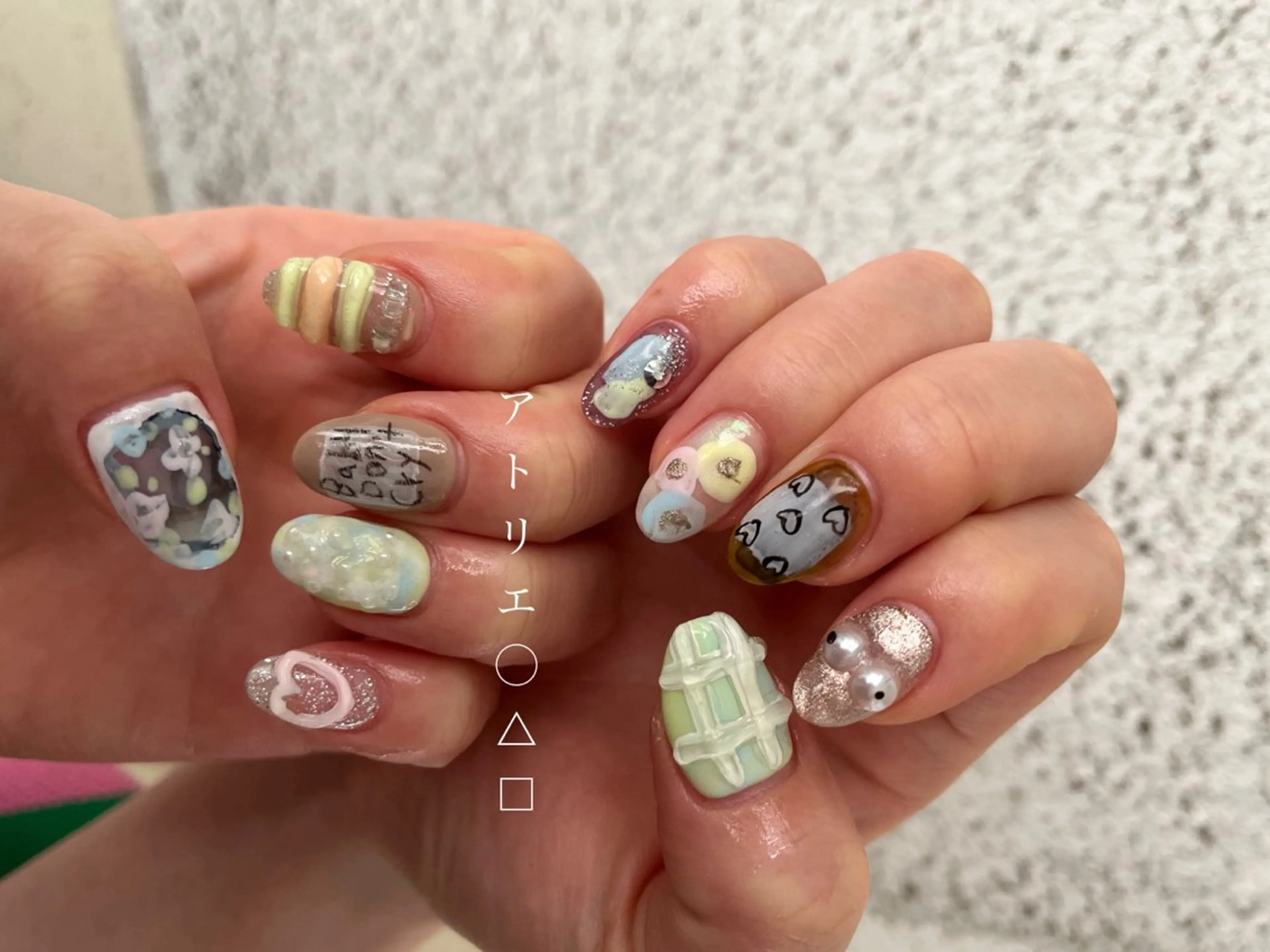 ネイル ハンドネイル アトリエ ○△□のネイルデザイン